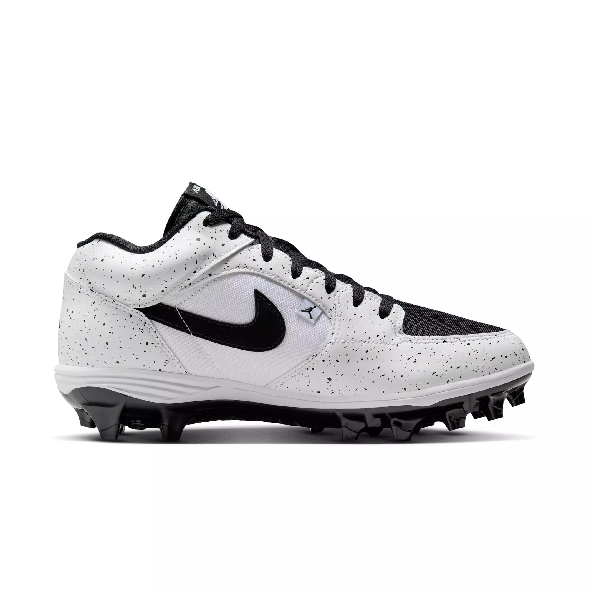Jordan Stadium 90 Low TD "White/Black" Men's Football Cleat - WHITE/BLACK