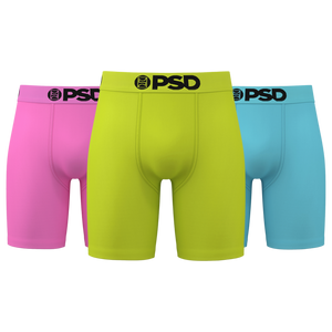 PSD Men's Summer Solid Underwear-3PK