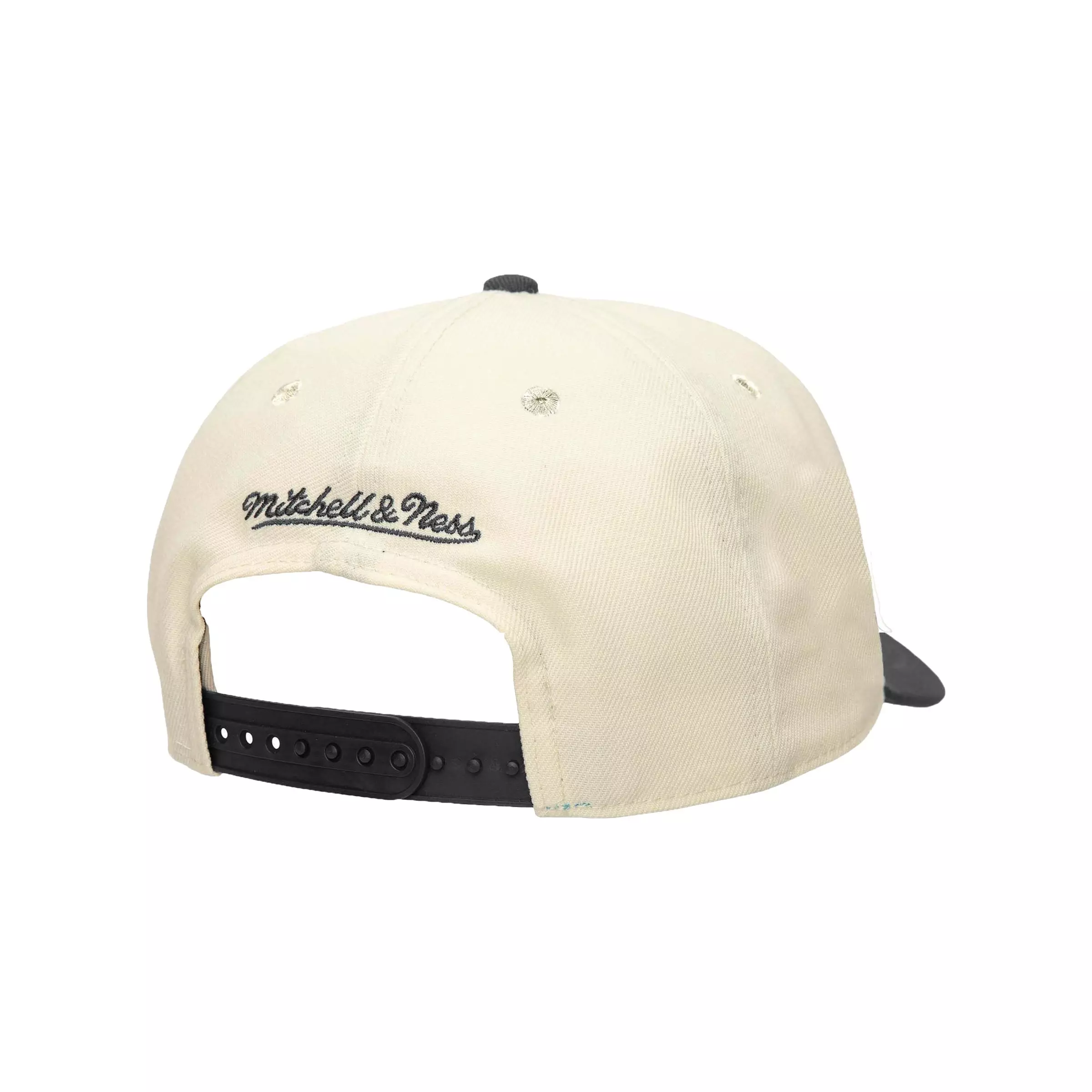 Mitchell & Ness Los Angeles Dodgers Off Word Snapback Hat - Off - White - CREAM