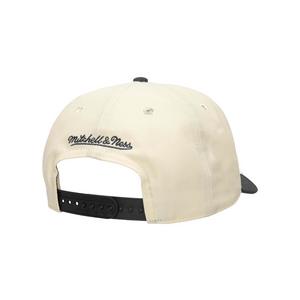 Mitchell & Ness San Diego Padres Off Word Snapback Hat-Off-White