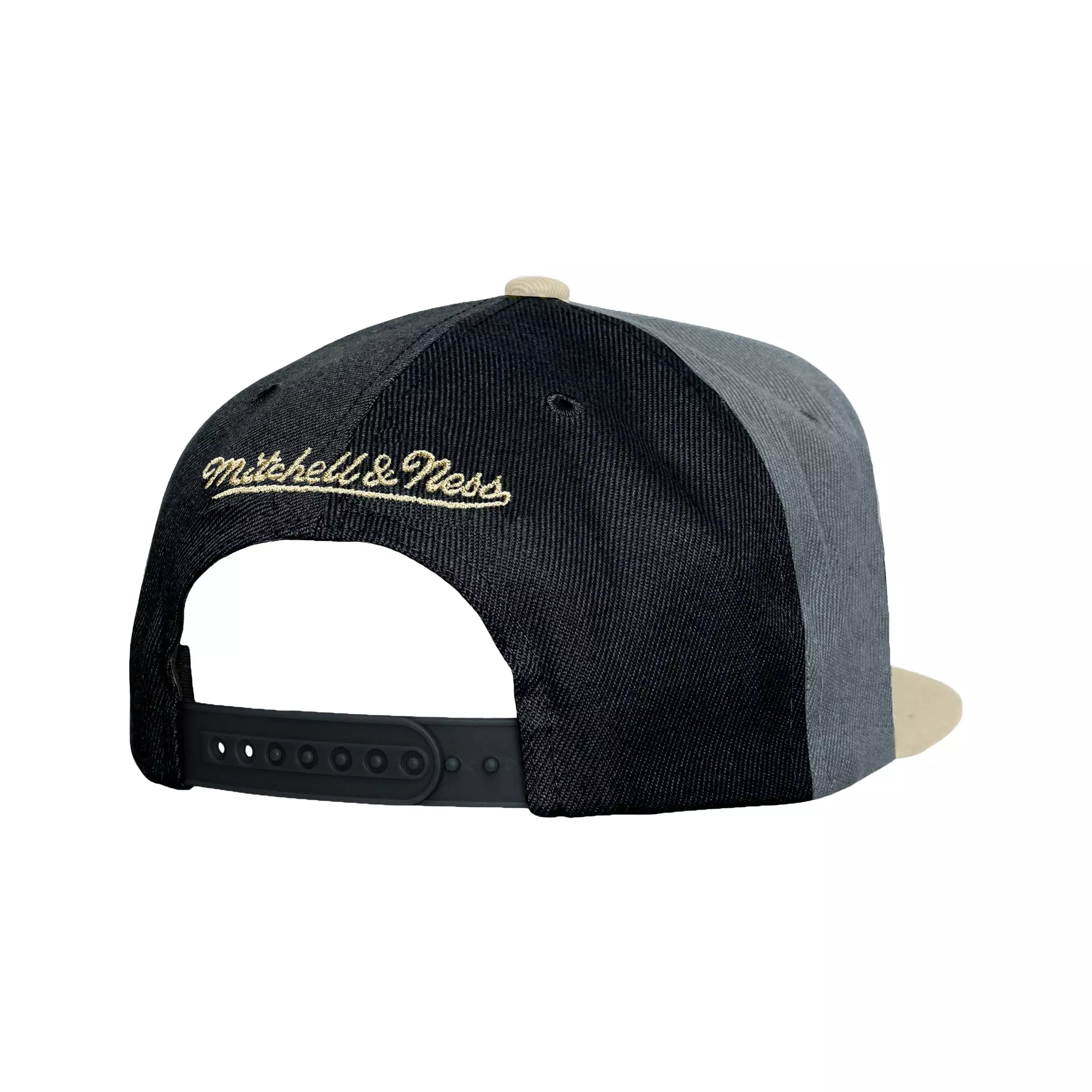 Mitchell & Ness Houston Astros Triple Play Snapback Hat-Grey