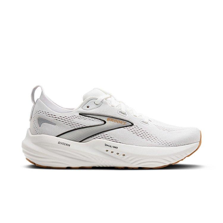 Brooks Glycerin 22 "White/Grey/Black" Women's Running Shoe - WHITE/GREY/BLACK Thumbnail View 1