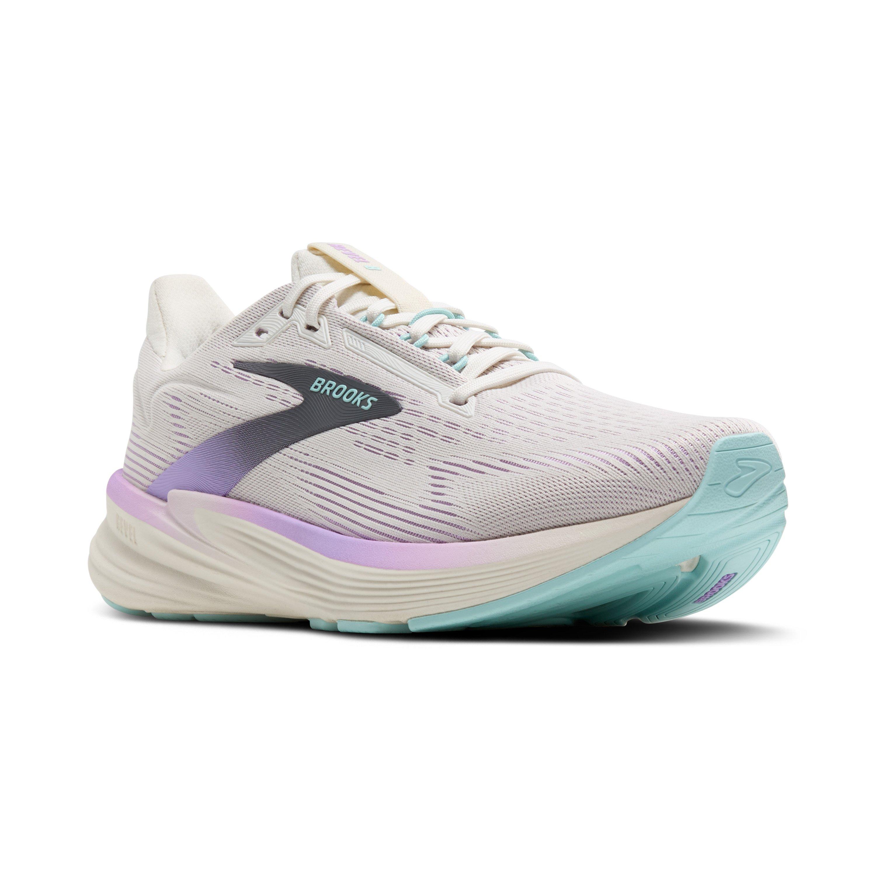 Brooks Revel 8 "Coconut/Purple Rose/Clearwater" Women's Running Shoe - Coconut/Purple Rose/Clearwater Thumbnail View 5