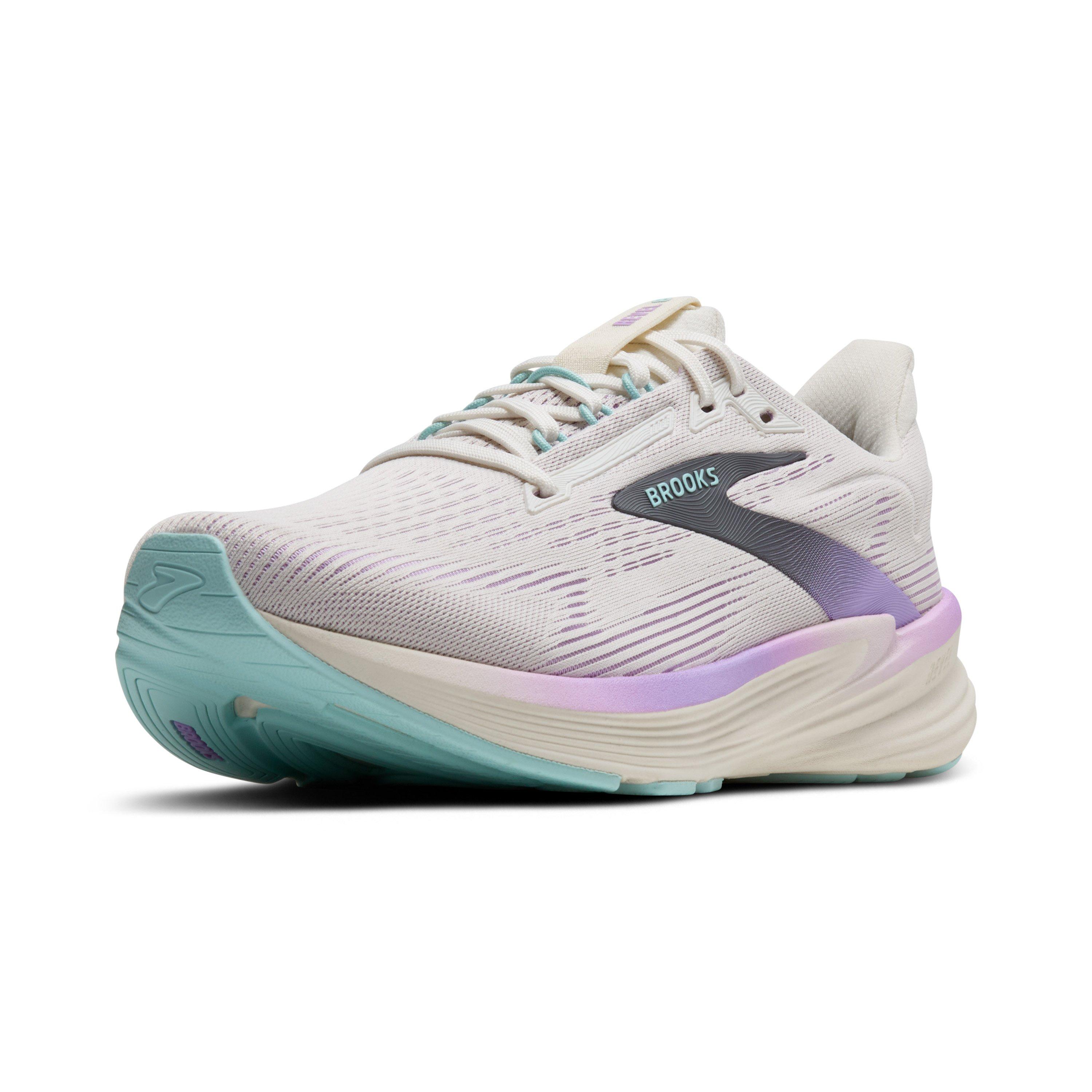 Brooks Revel 8 "Coconut/Purple Rose/Clearwater" Women's Running Shoe - Coconut/Purple Rose/Clearwater Thumbnail View 6