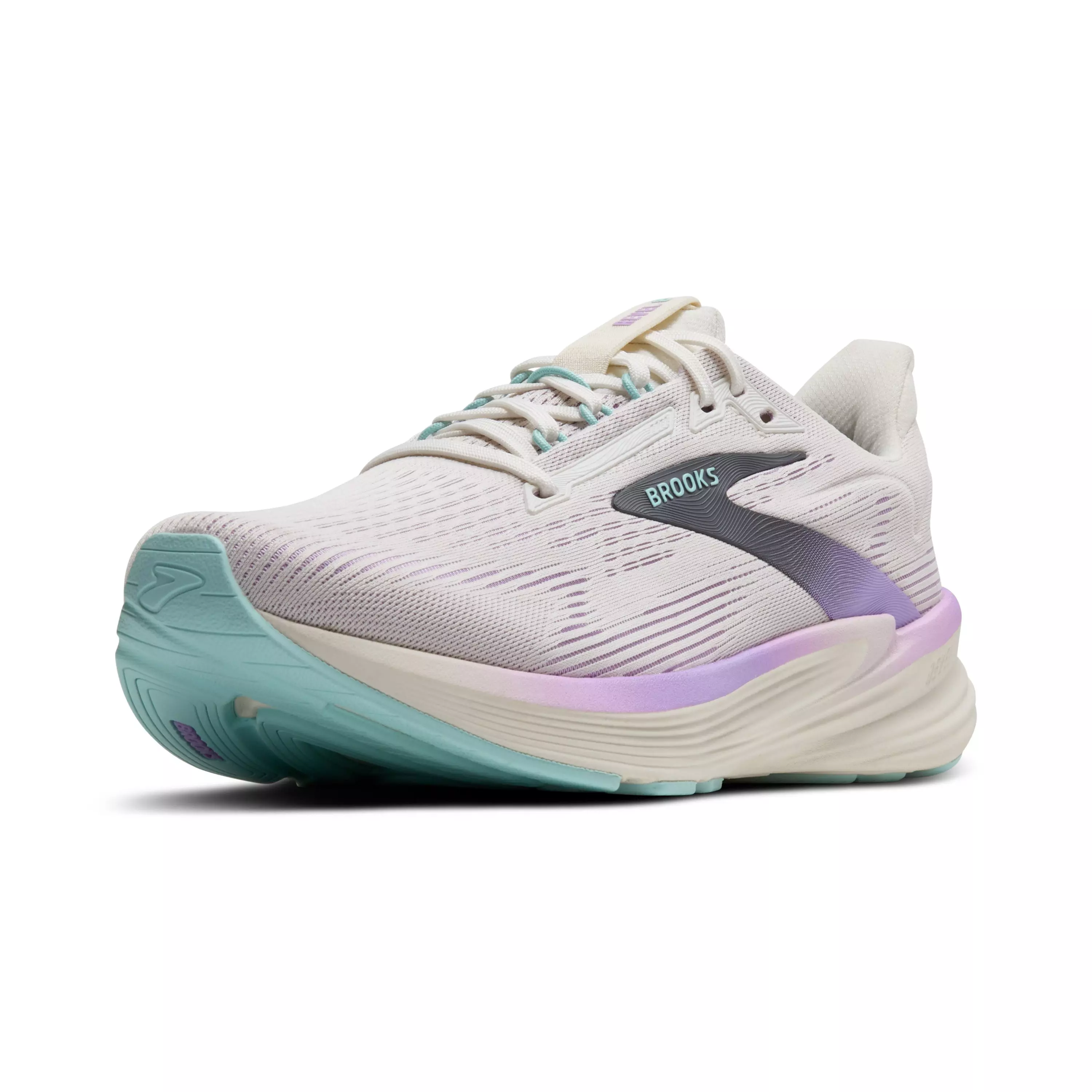 Brooks Revel 8 "Coconut/Purple Rose/Clearwater" Women's Running Shoe - Coconut/Purple Rose/Clearwater