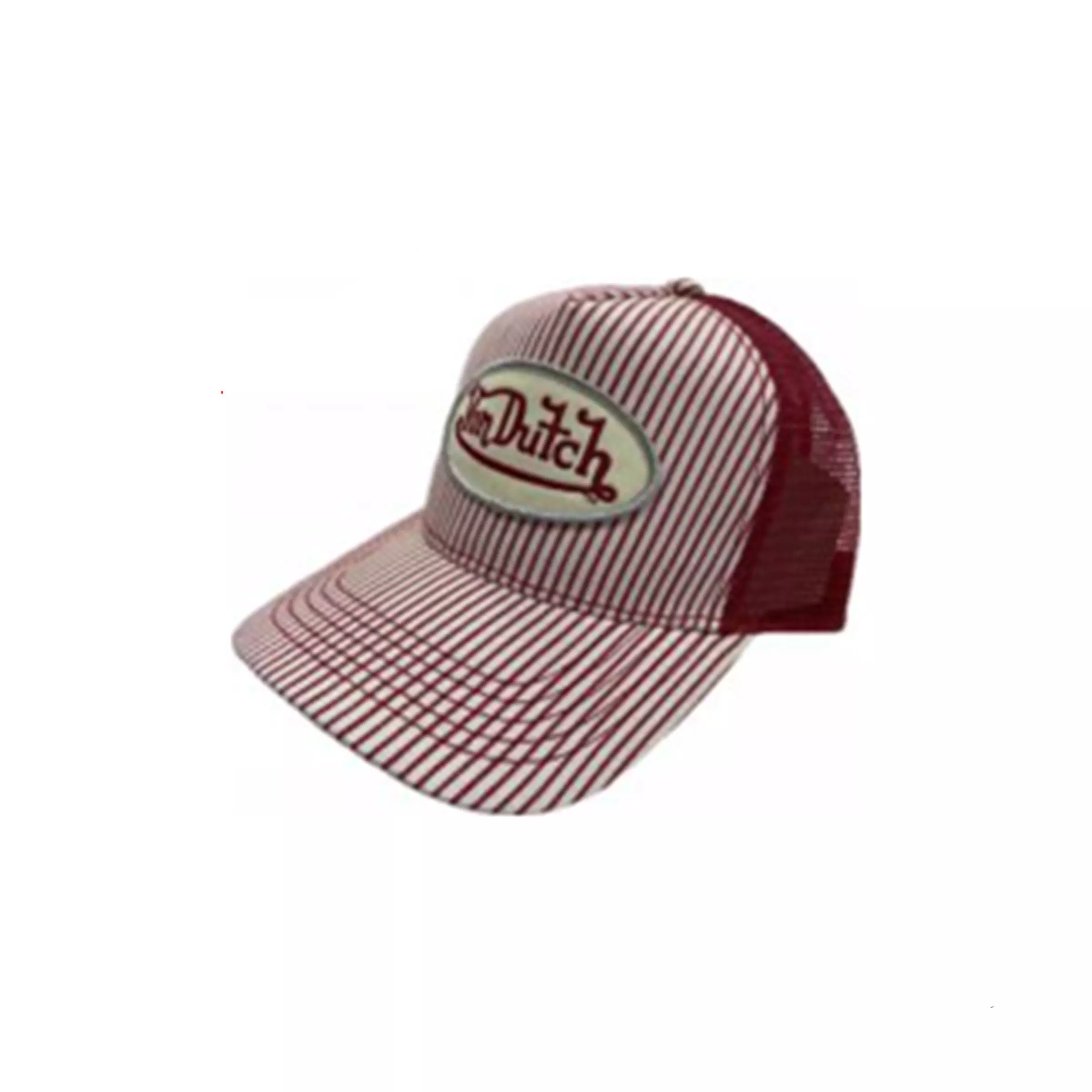 Von Dutch Railroad Trucker Snapback Hat-Red - RED