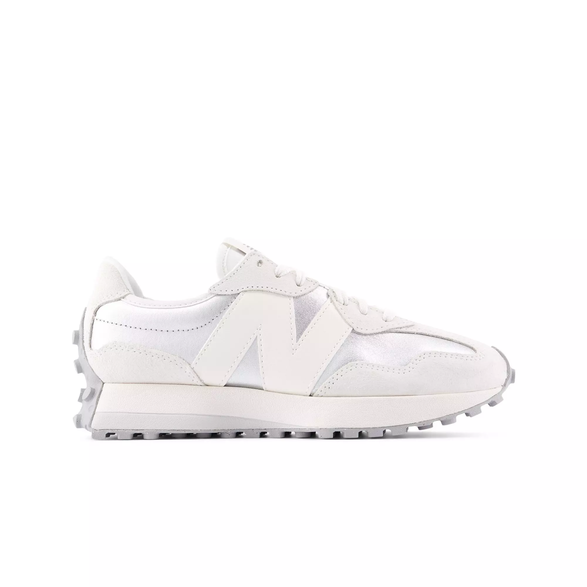 New Balance 327 "Metallic Silver/Sea Salt" Women's Shoe