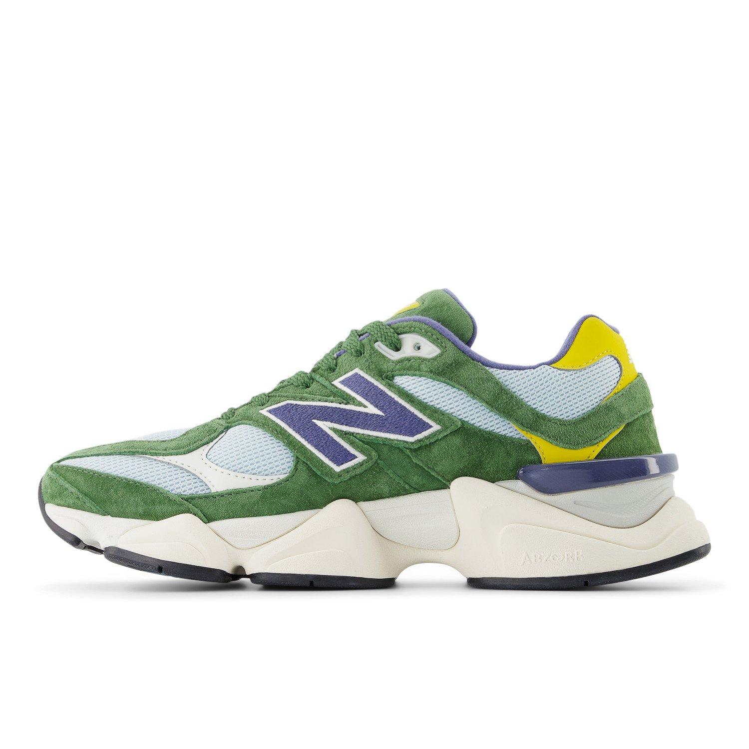 New Balance 9060 "Dark Alpine Green/Frosted Glass" Unisex Shoe - GREEN/BLUE Thumbnail View 3