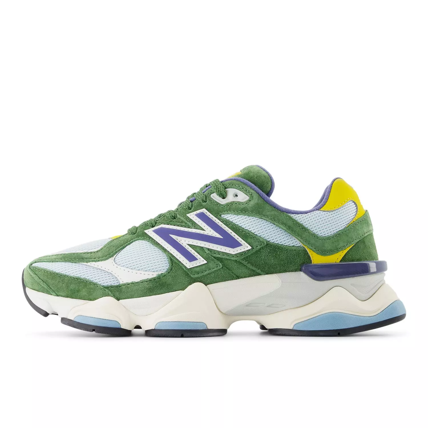 New Balance 9060 "Dark Alpine Green/Frosted Glass" Unisex Shoe - GREEN/BLUE