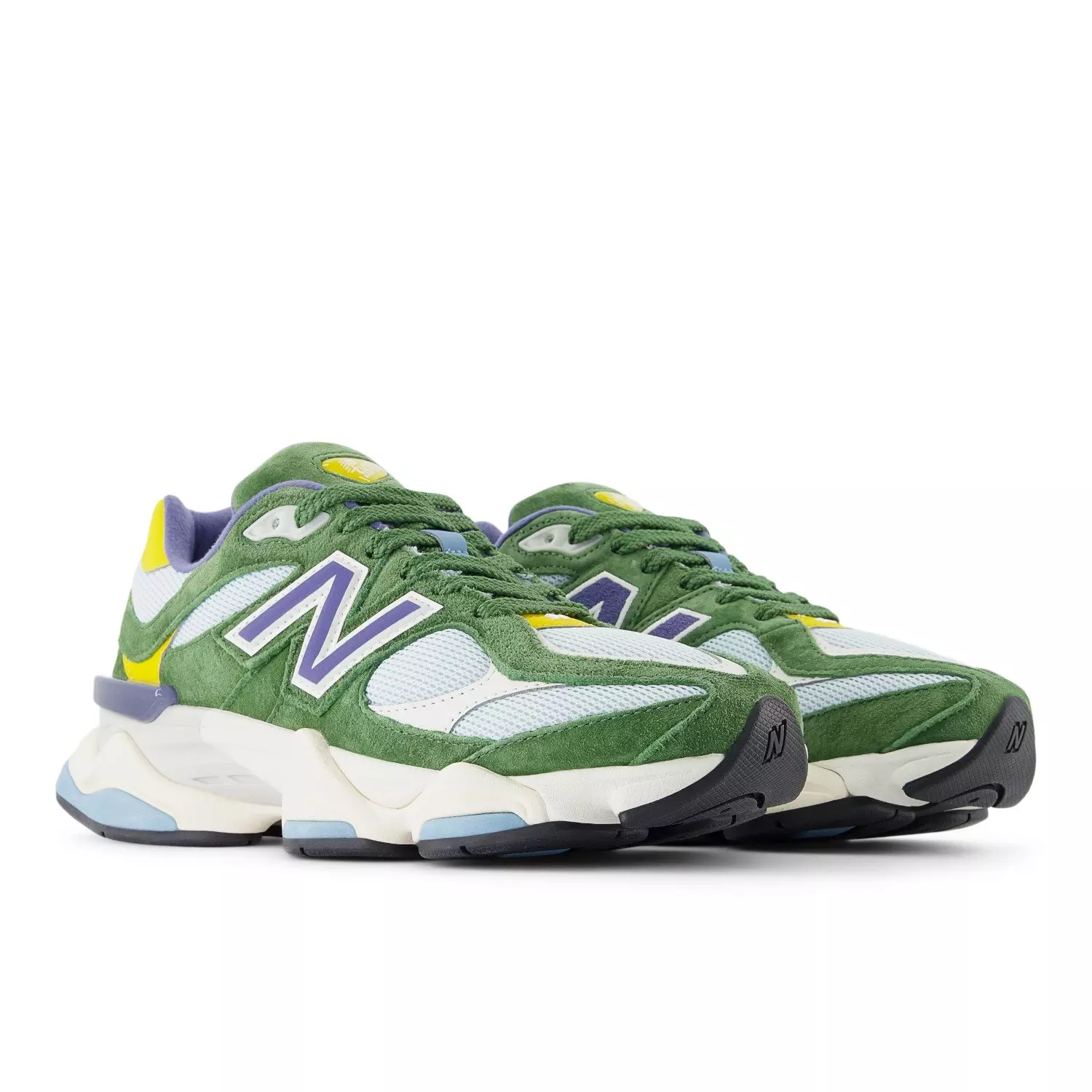 New Balance 9060 "Dark Alpine Green/Frosted Glass" Unisex Shoe - GREEN/BLUE