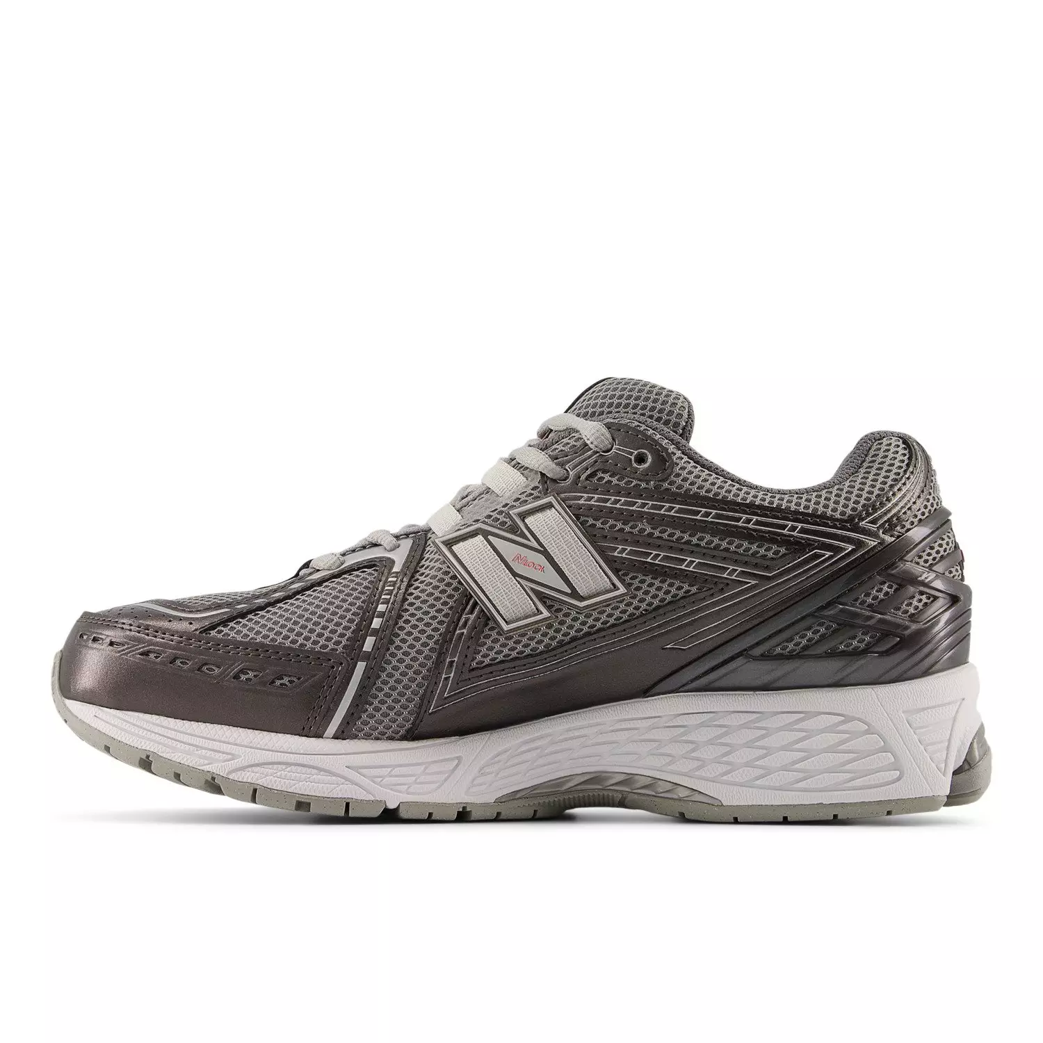 New Balance 1906 "Black Metallic/Slate Grey" Unisex Shoe - GREY/RED