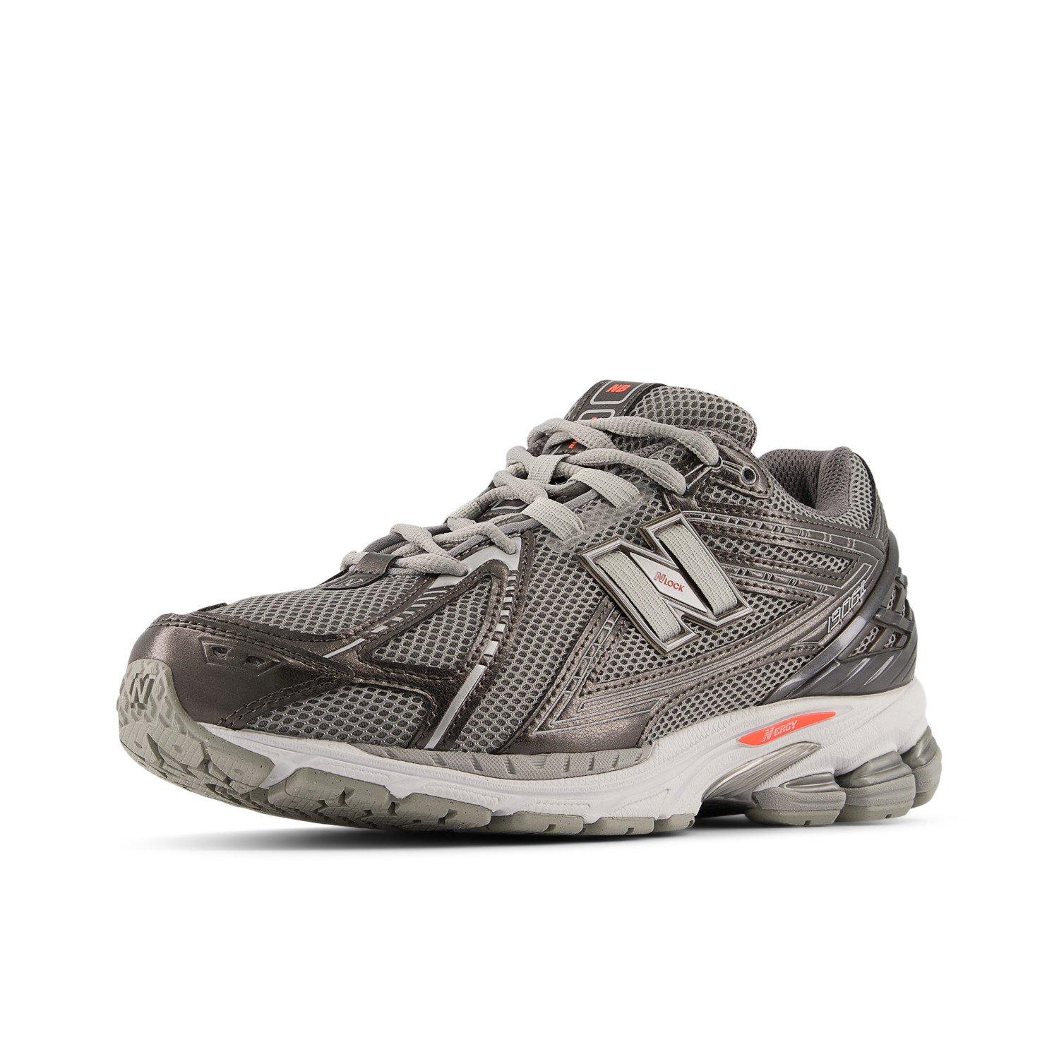 New Balance 1906 "Black Metallic/Slate Grey" Unisex Shoe - GREY/RED Thumbnail View 6