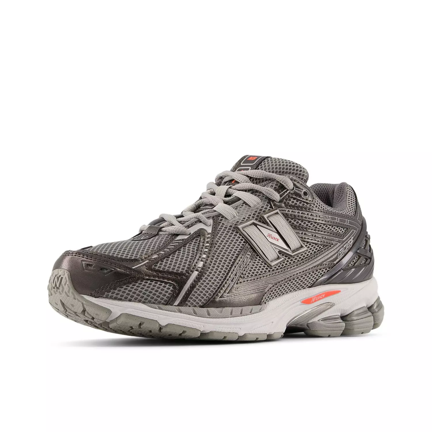 New Balance 1906 "Black Metallic/Slate Grey" Unisex Shoe - GREY/RED