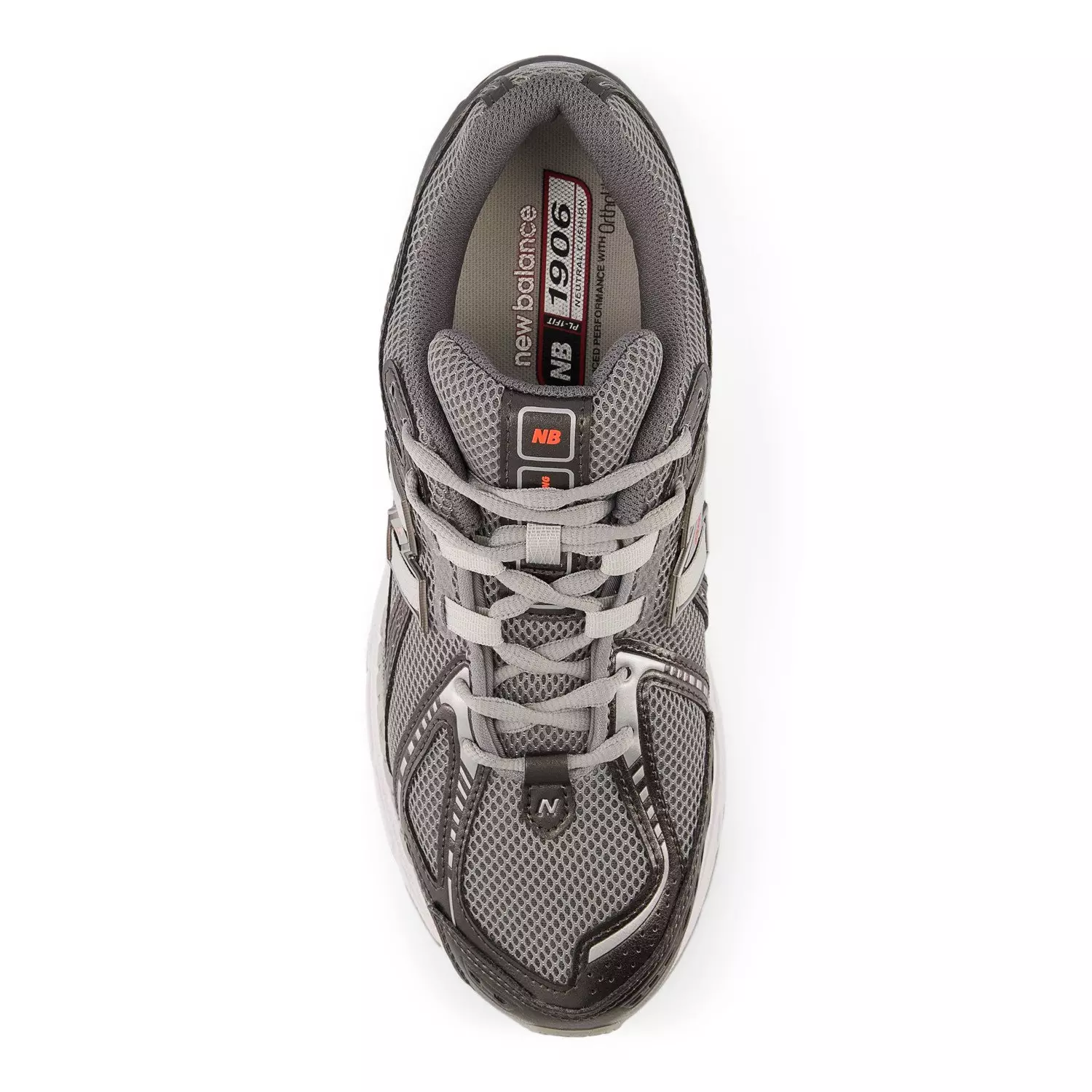 New Balance 1906 "Black Metallic/Slate Grey" Unisex Shoe - GREY/RED