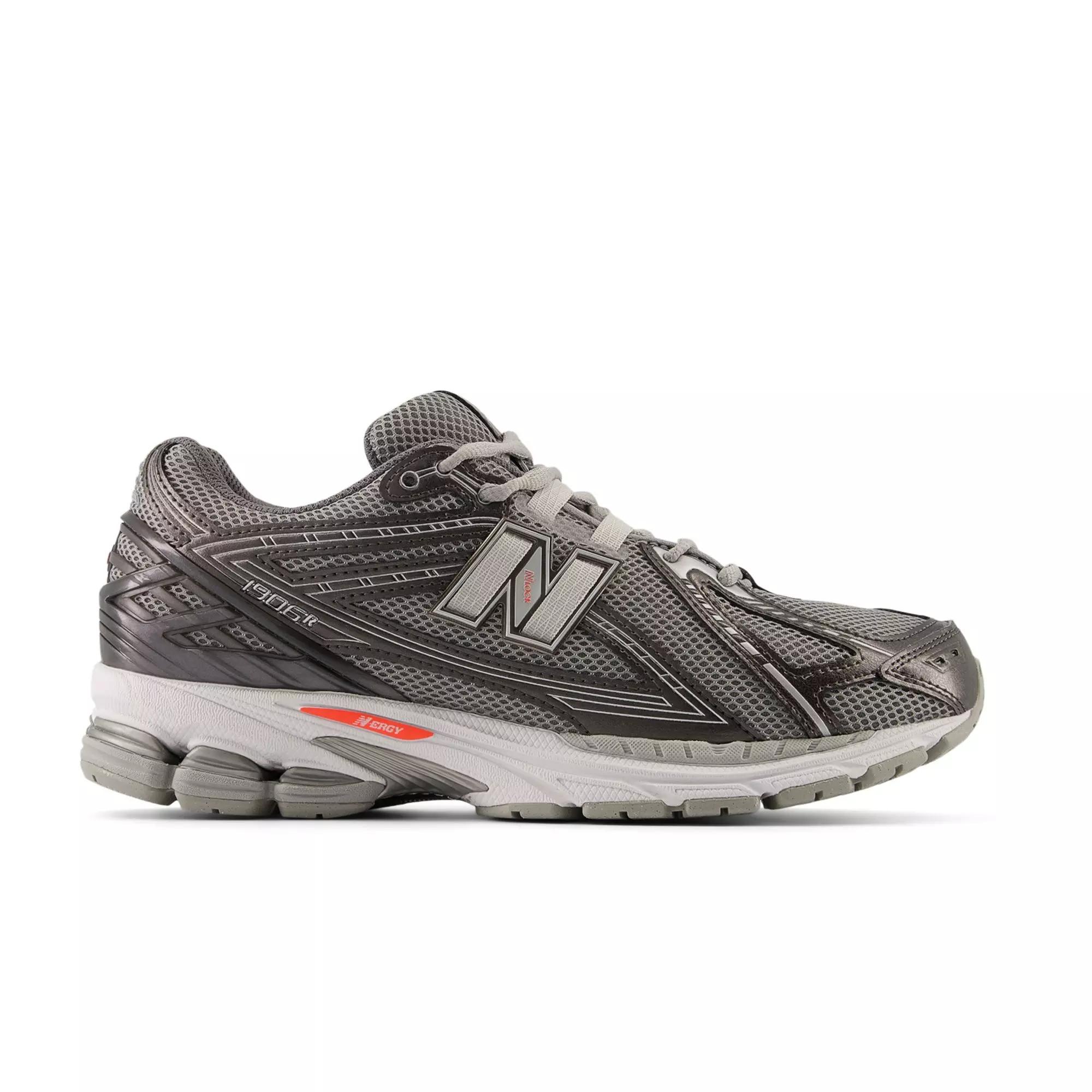 New Balance 1906 "Black Metallic/Slate Grey" Unisex Shoe - GREY/RED