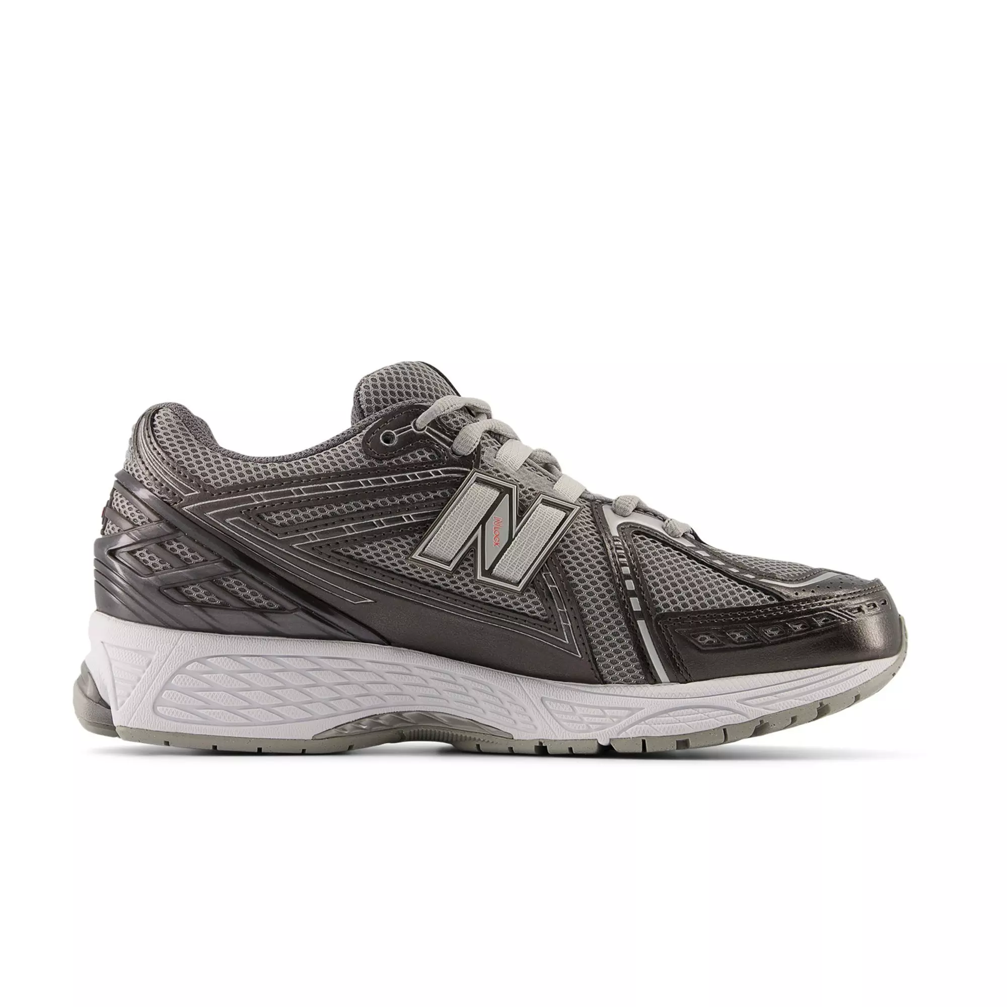 New Balance 1906 "Black Metallic/Slate Grey" Unisex Shoe - GREY/RED