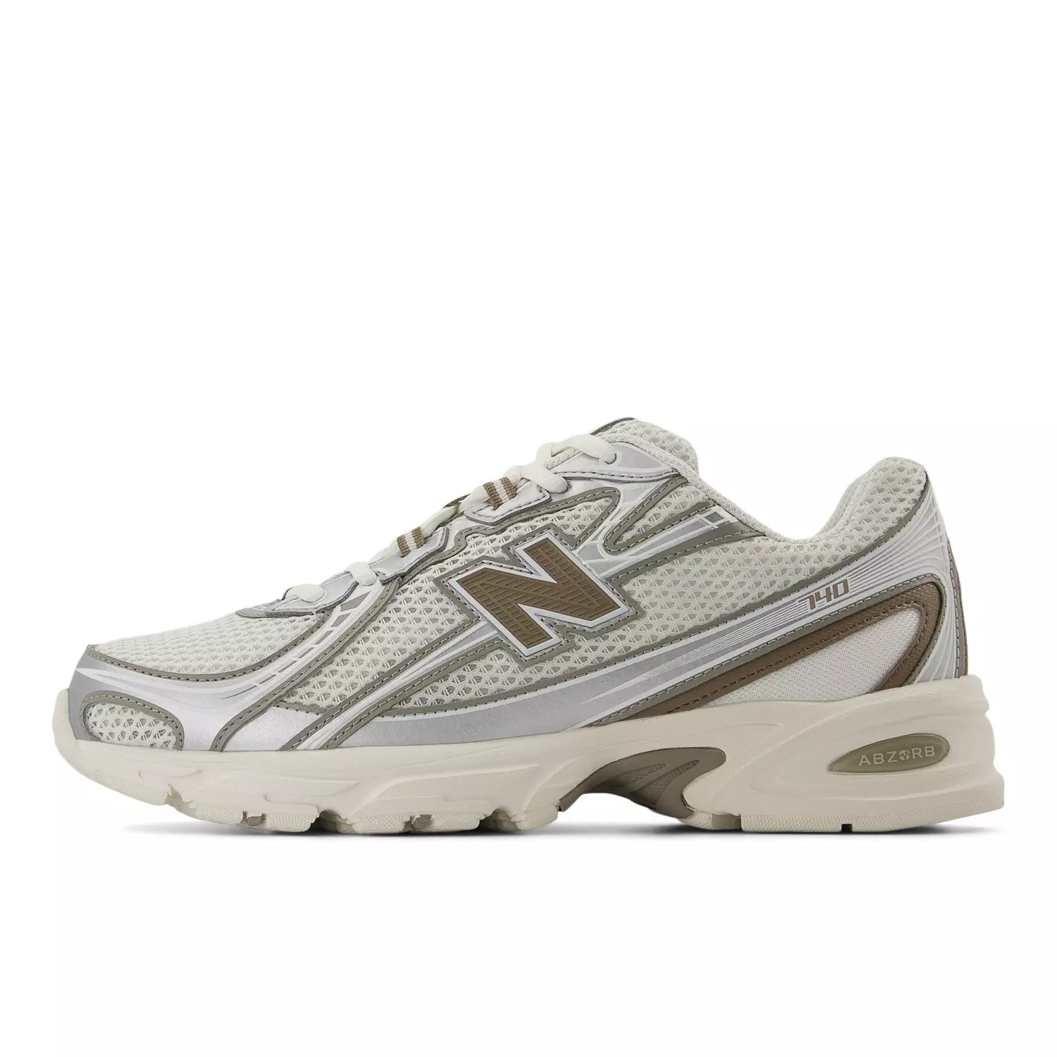 New Balance 740 "White/Brown" Unisex Shoe - WHITE/BROWN