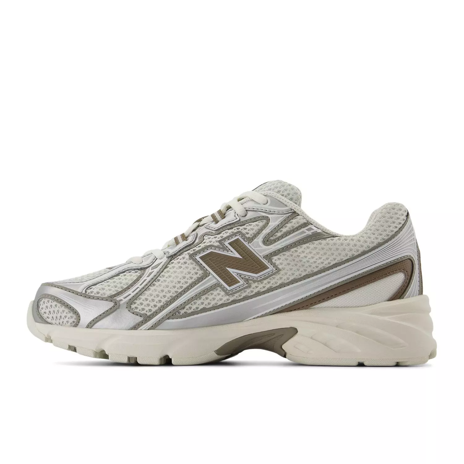 New Balance 740 "White/Brown" Unisex Shoe - WHITE/BROWN