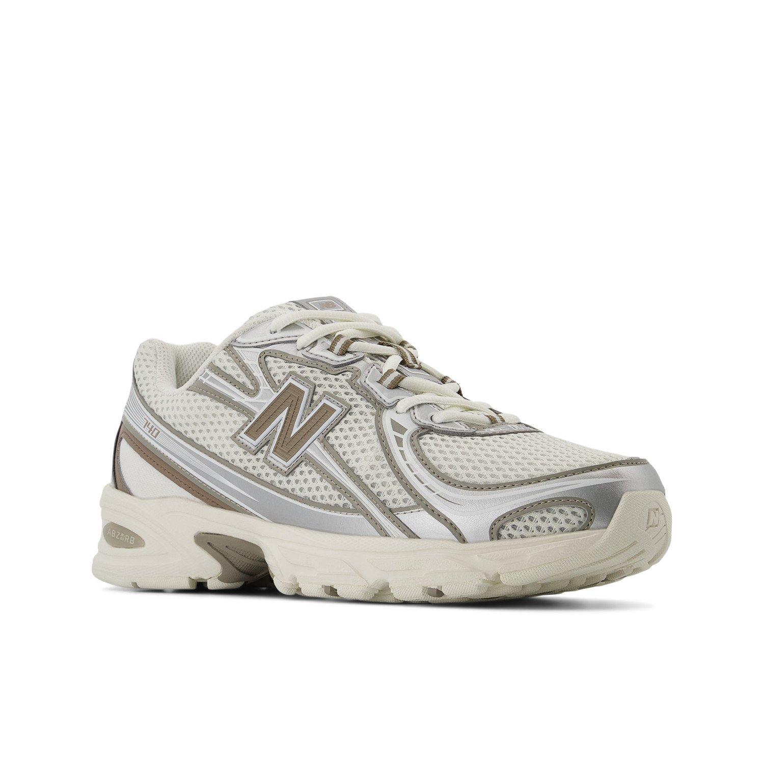 New Balance 740 "White/Brown" Unisex Shoe - WHITE/BROWN Thumbnail View 5