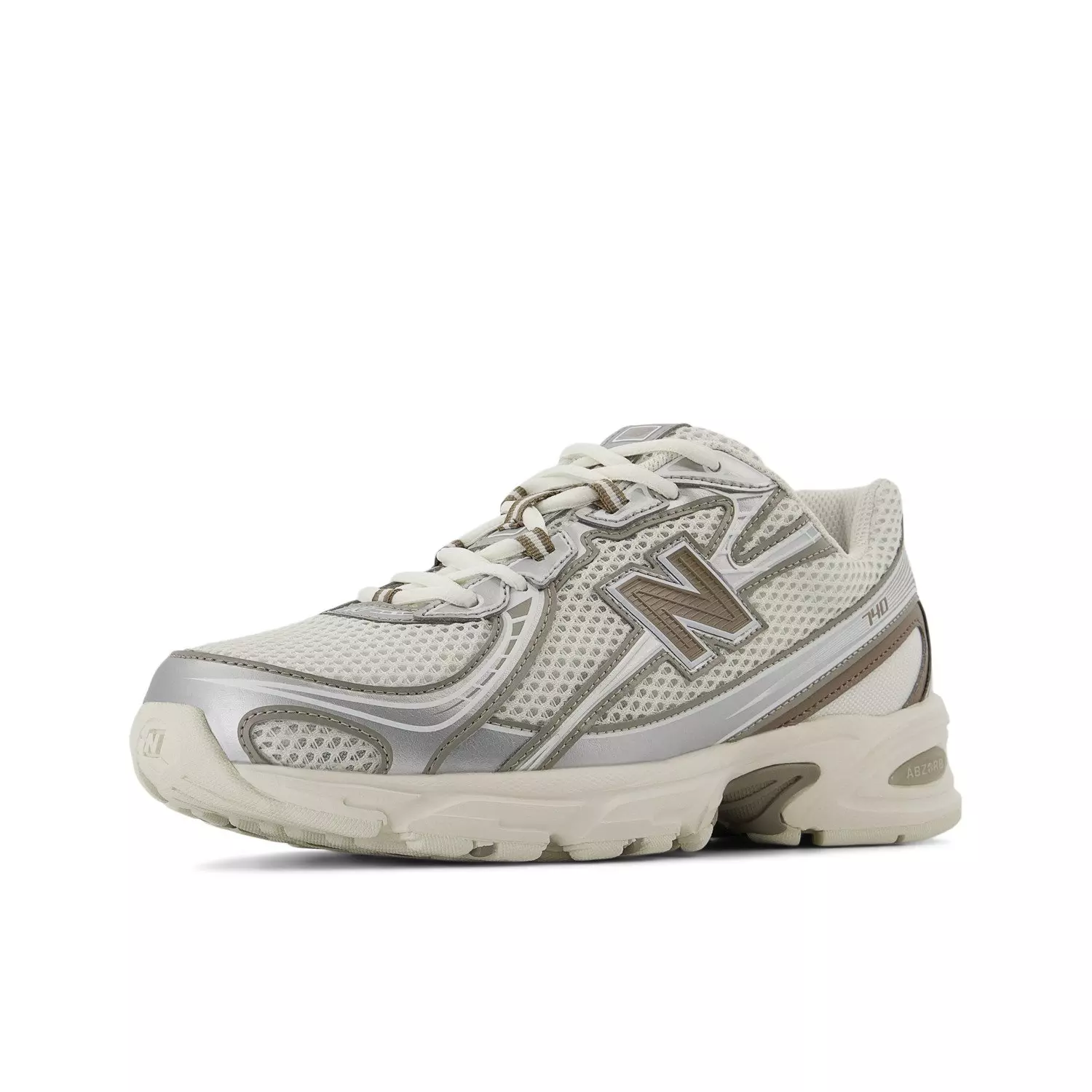 New Balance 740 "White/Brown" Unisex Shoe - WHITE/BROWN