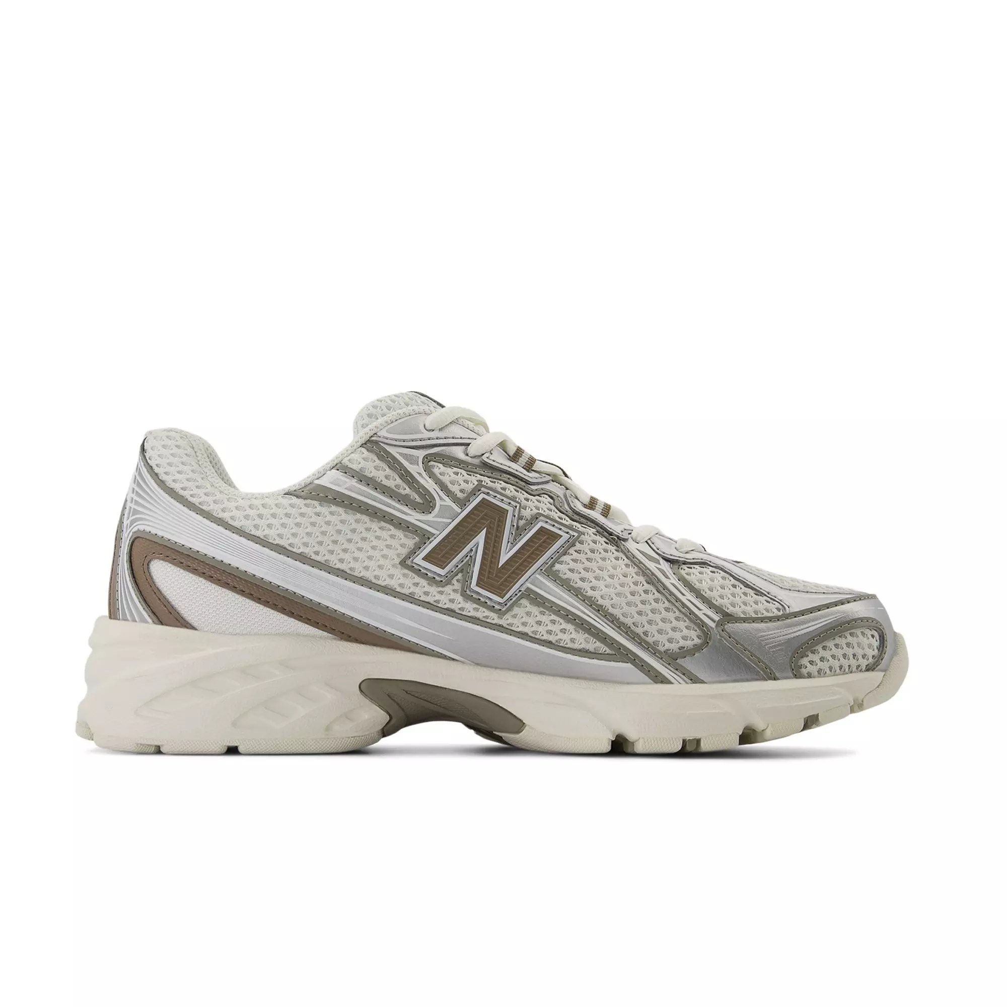 New Balance 740 "White/Brown" Unisex Shoe - WHITE/BROWN