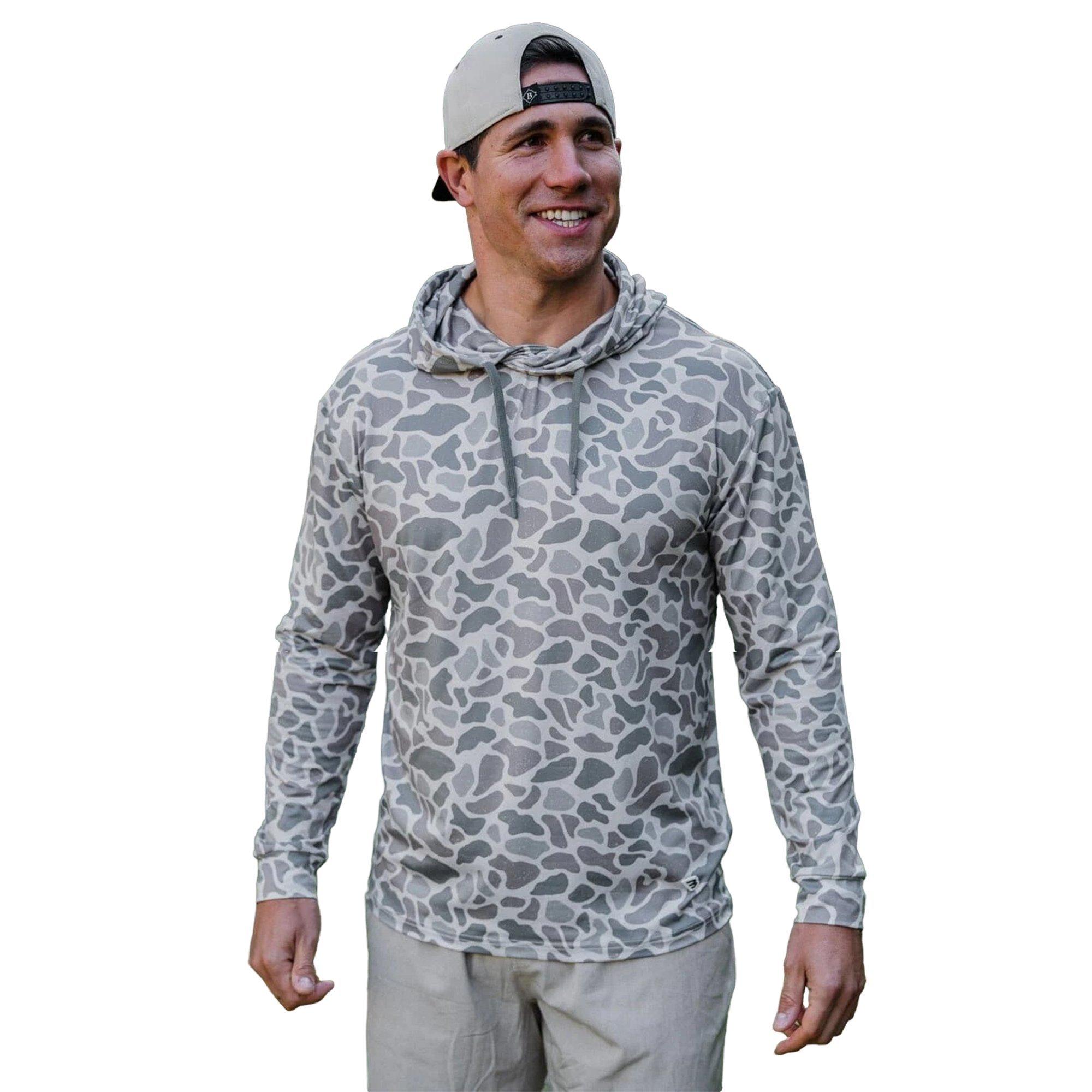 Burlebo Men's Performance Hoodie - Classic Deer Camo - CAMOUFLAGE Thumbnail View 1