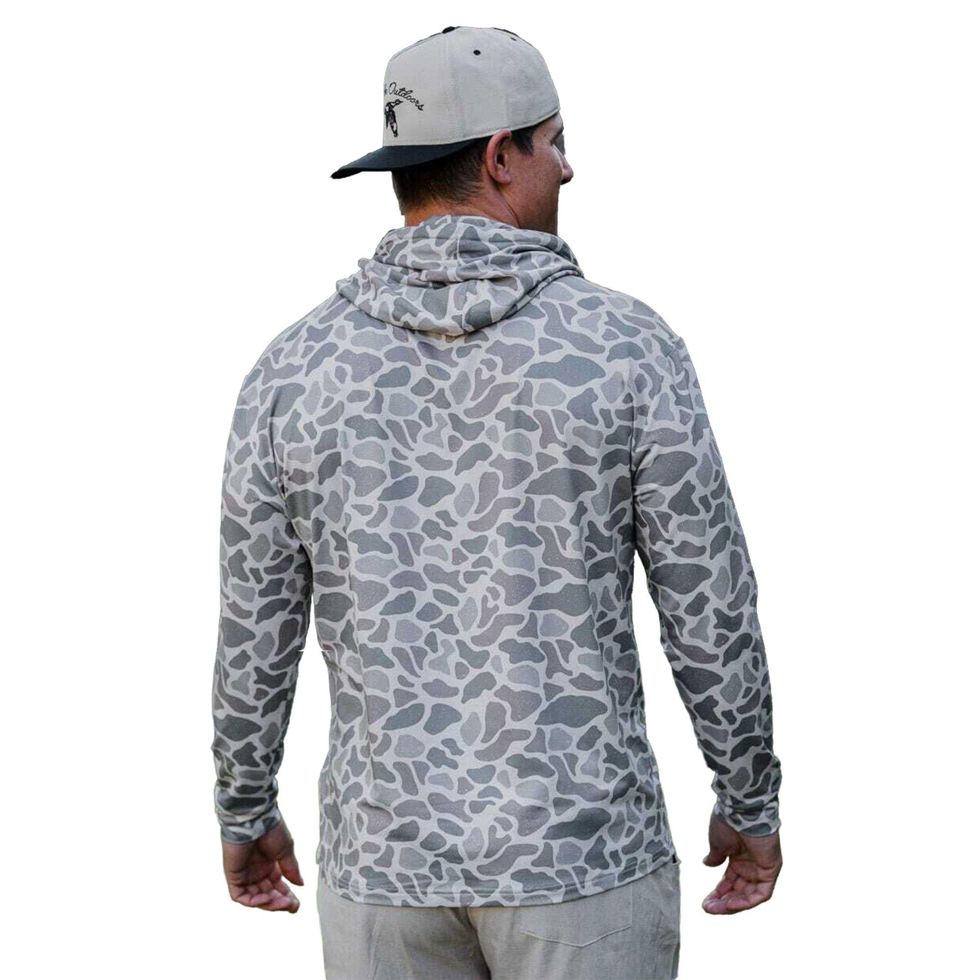 Burlebo Men's Performance Hoodie - Classic Deer Camo - CAMOUFLAGE Thumbnail View 2