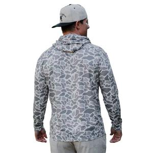 Burlebo Men's Performance Hoodie - Classic Deer Camo
