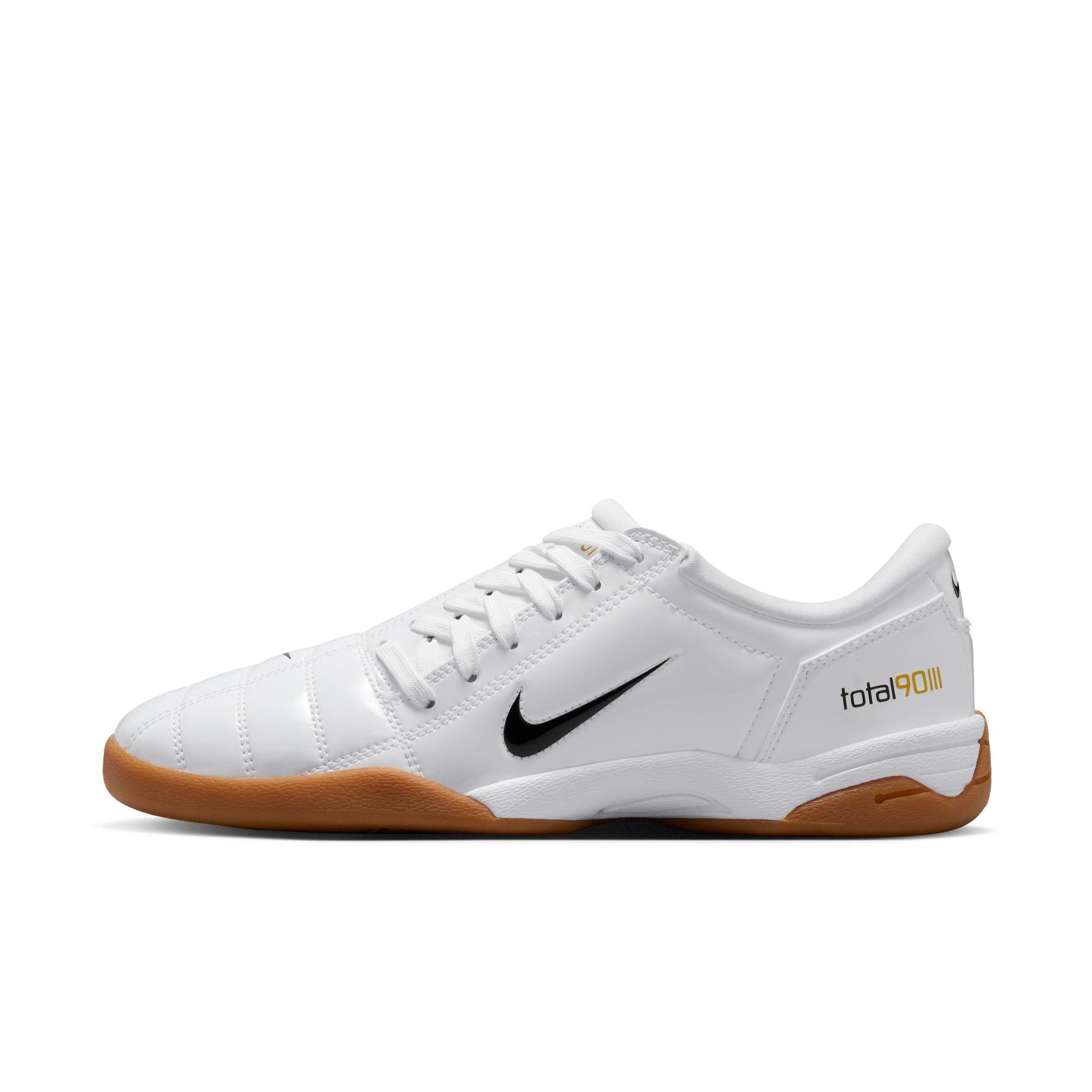 Nike Total 90 Shoe White/Black/Metallic Gold | Hibbett