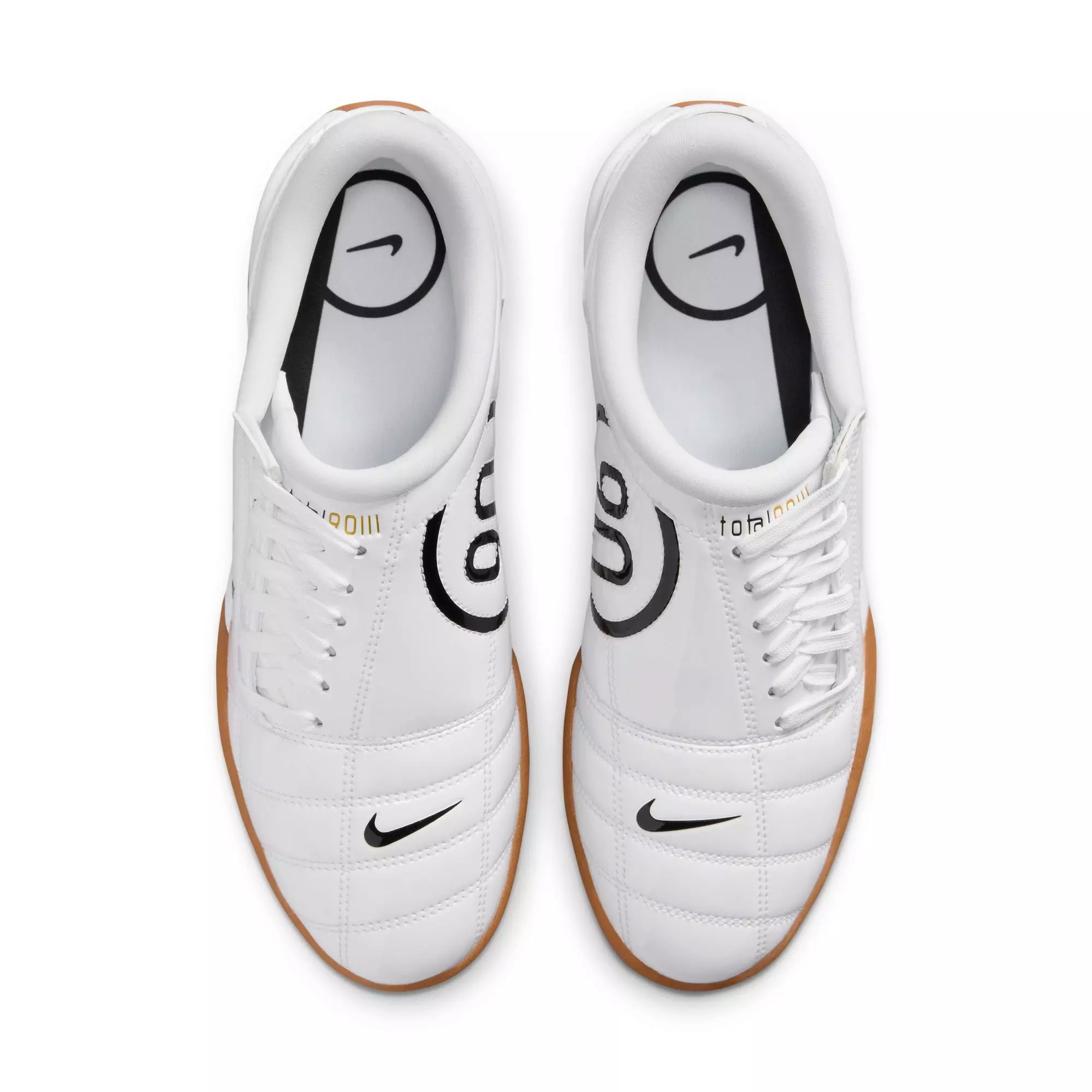 Nike Total 90 "White/Black/Metallic Gold" Women's Shoe - WHITE/BLACK