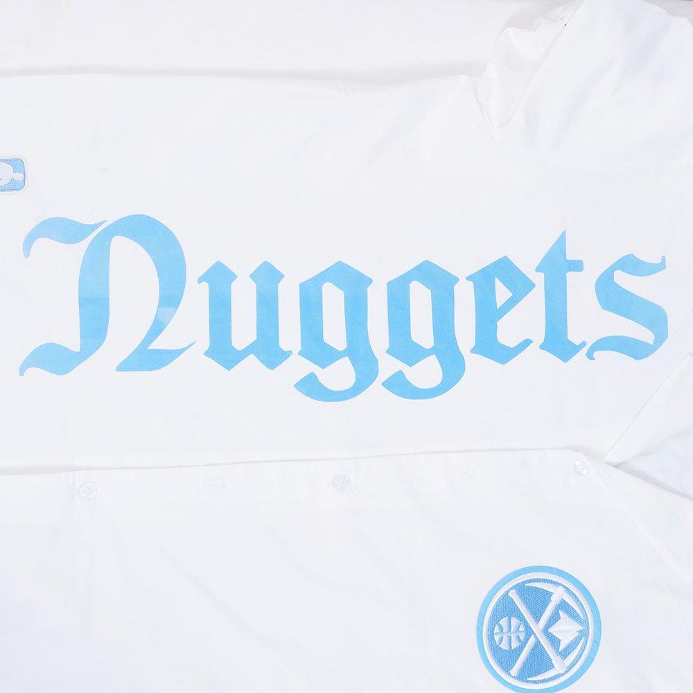 Pro Standard Men's Denver Nuggets Camp Short Sleeve Tee-White - WHITE Thumbnail View 8