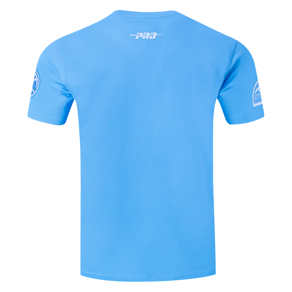 Pro Standard Men's Denver Nuggets City Scape Short Sleeve Tee-Light Blue - LT BLUE Thumbnail View 2