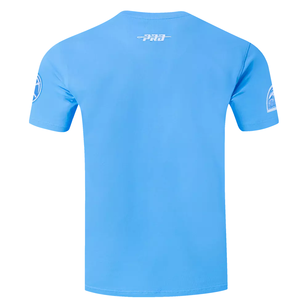 Pro Standard Men's Denver Nuggets City Scape Short Sleeve Tee-Light Blue - LT BLUE