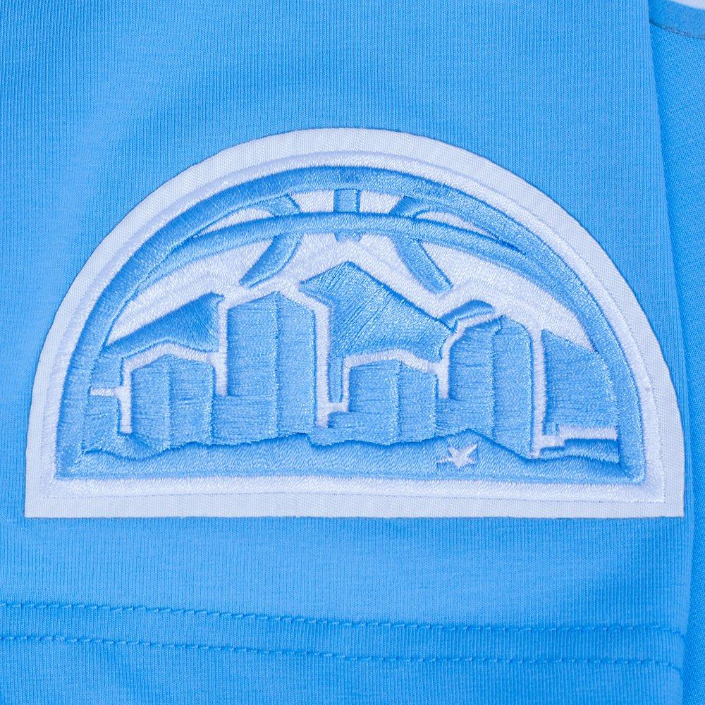 Pro Standard Men's Denver Nuggets City Scape Short Sleeve Tee-Light Blue - LT BLUE Thumbnail View 6