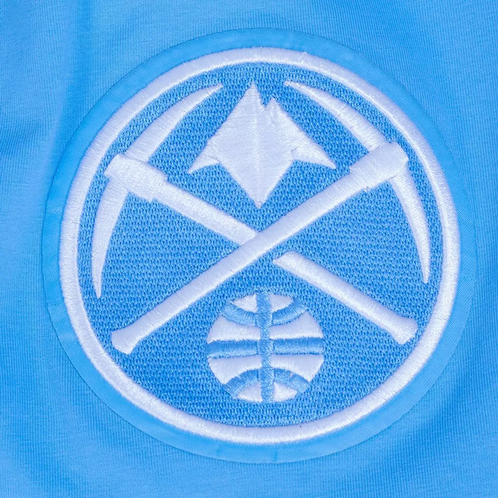 Pro Standard Men's Denver Nuggets City Scape Short Sleeve Tee-Light Blue - LT BLUE