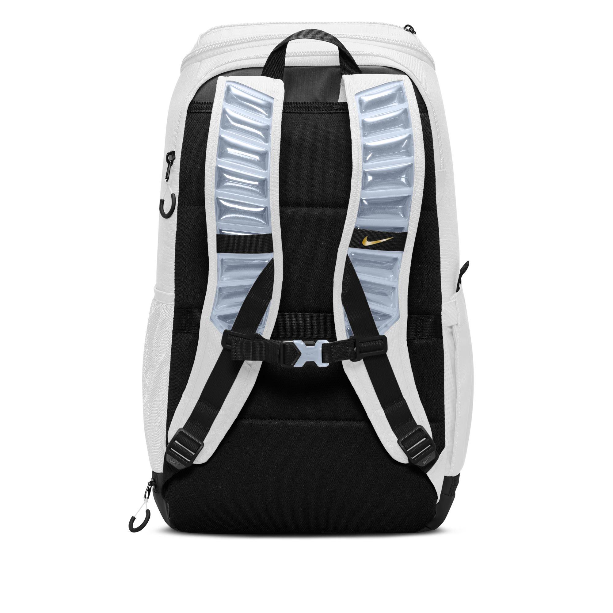 Nike Varsity Elite Backpack-White/Gold