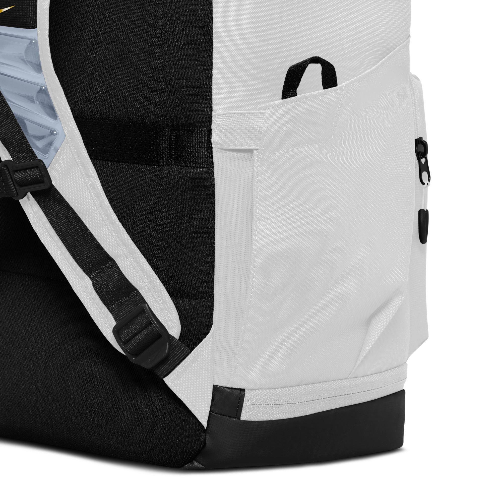 Nike Varsity Elite Backpack-White/Gold