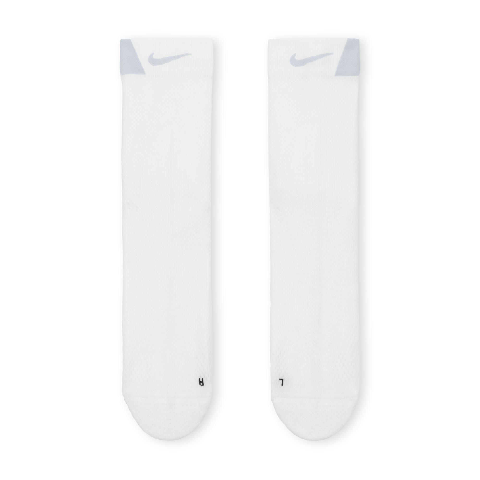 Nike Lightweight Running Micro Crew Socks (1 Pair) - WHITE Thumbnail View 2