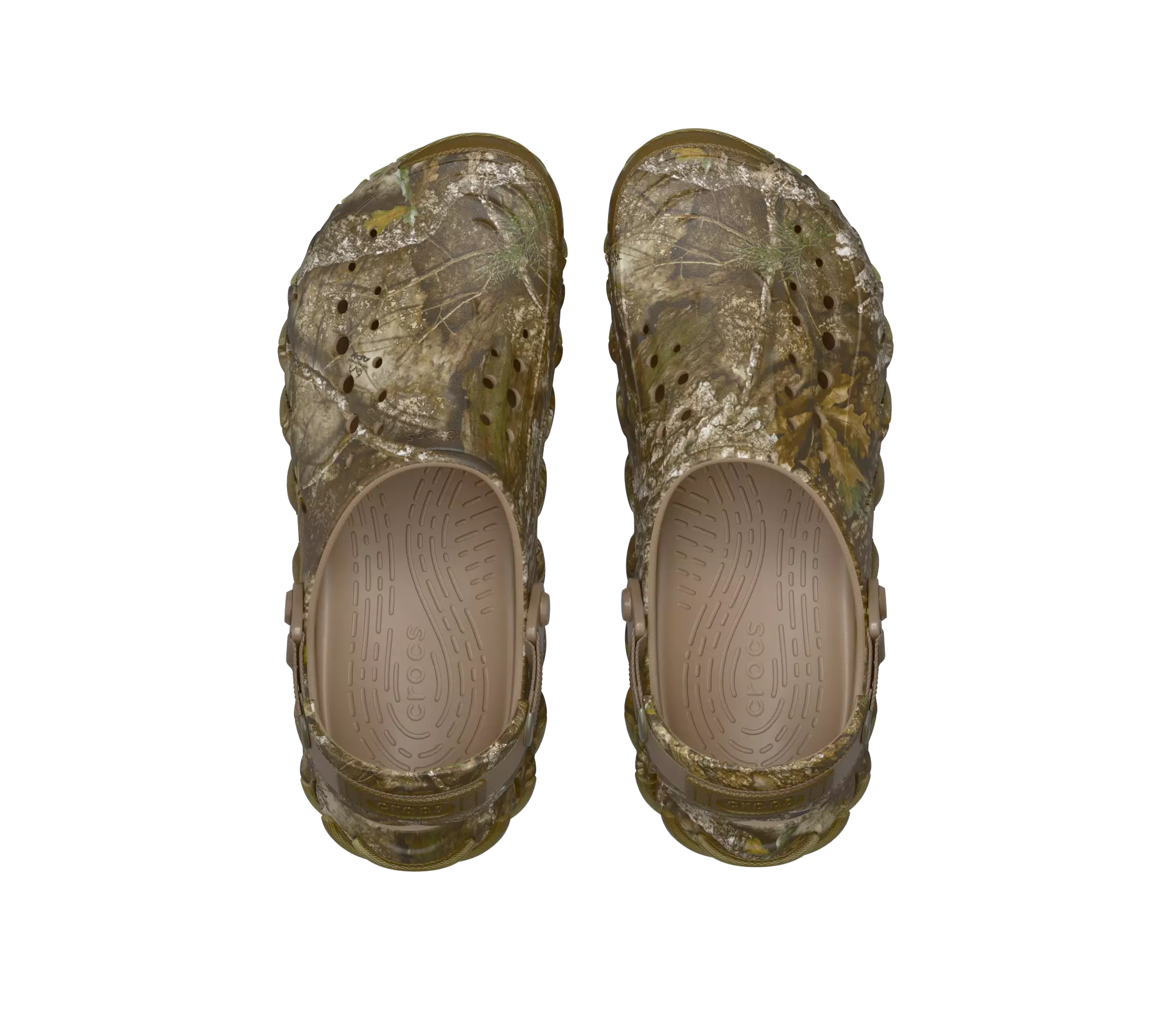 Crocs Echo RO "RealTree" Unisex Clog - GREEN/BROWN