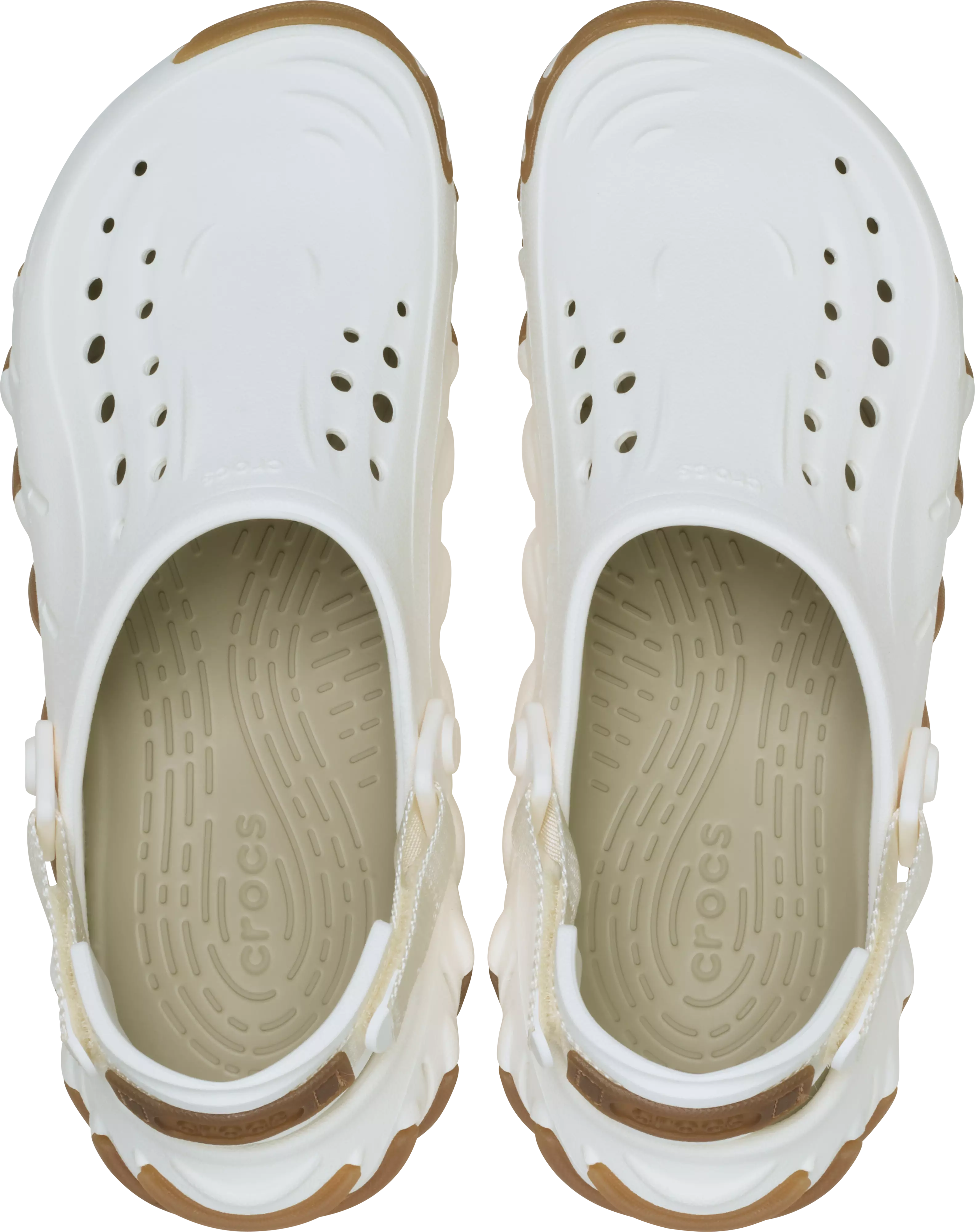 Crocs Echo RO "Chalk" Unisex Clog - OFF-WHITE/KHAKI