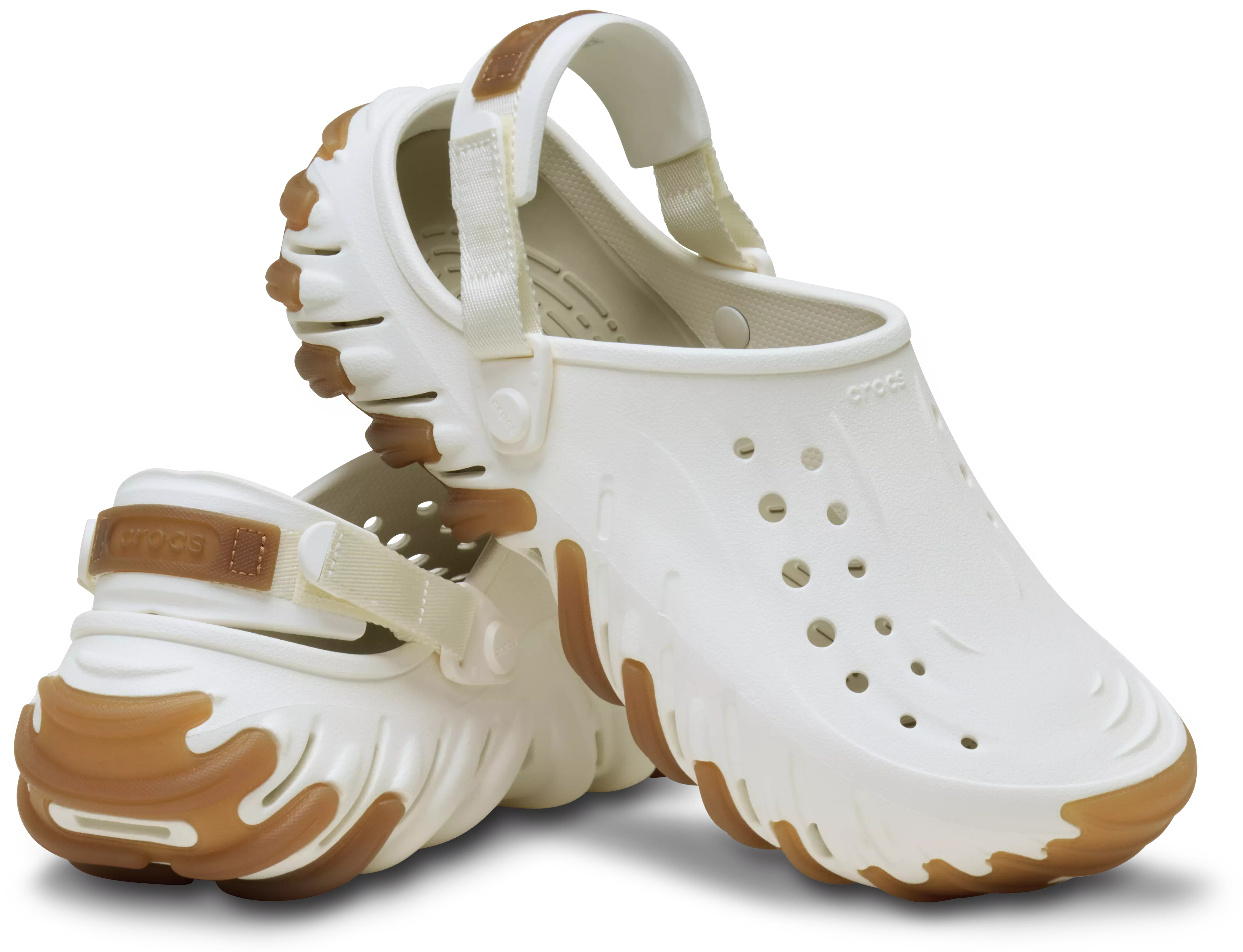 Crocs Echo RO "Chalk" Unisex Clog - OFF-WHITE/KHAKI