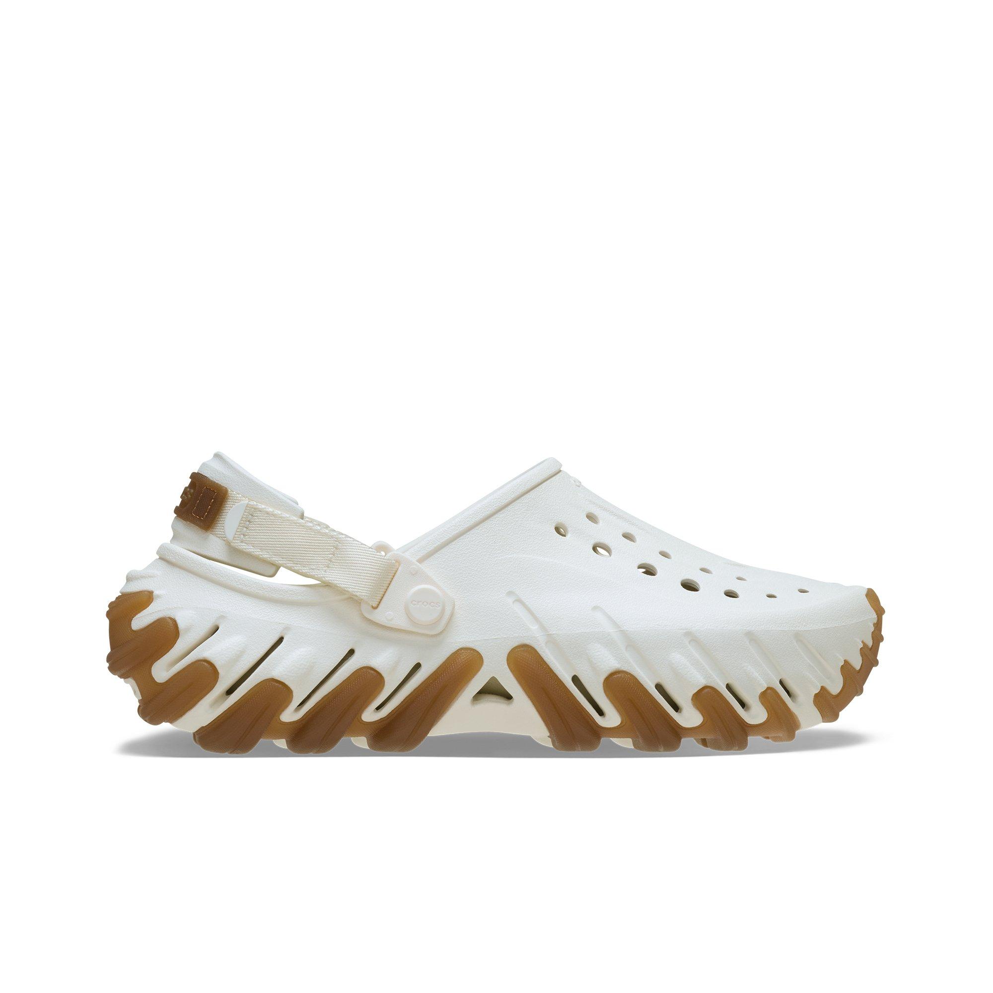 Crocs Echo RO "Chalk" Unisex Clog - OFF-WHITE/KHAKI Thumbnail View 1