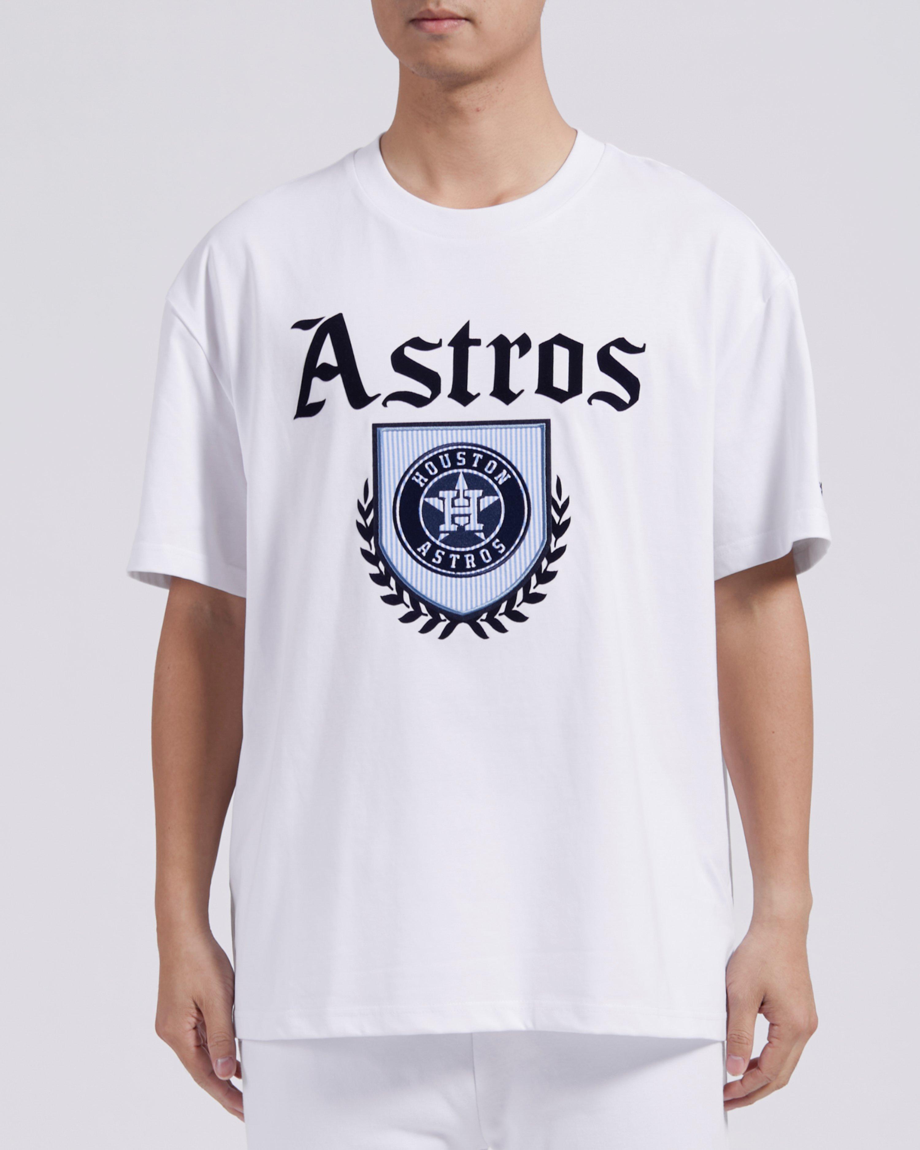 Pro Standard Houston Astros Country Club Short Sleeve Tee-White - WHITE Thumbnail View 1