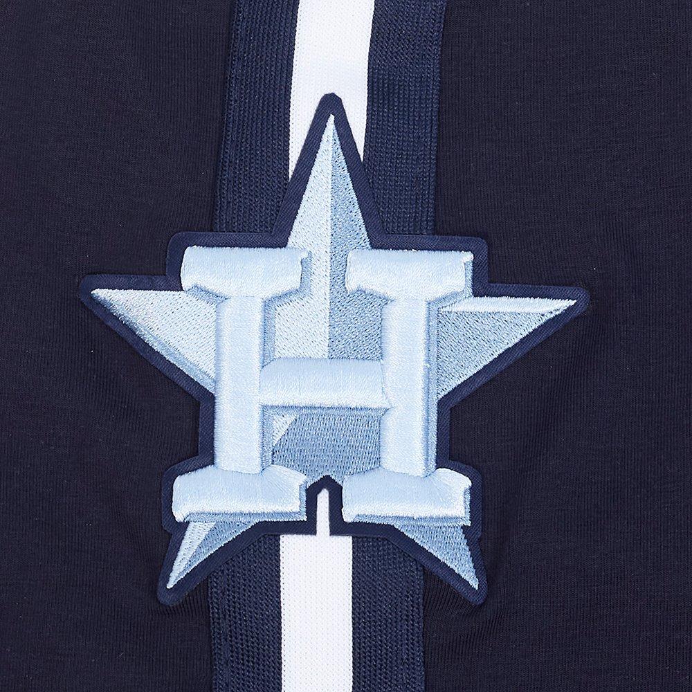 Pro Standard Houston Astros Country Club Striped Short Sleeve Tee-Navy - NAVY Thumbnail View 8