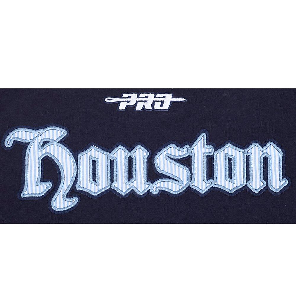 Pro Standard Houston Astros Country Club Striped Short Sleeve Tee-Navy - NAVY Thumbnail View 6