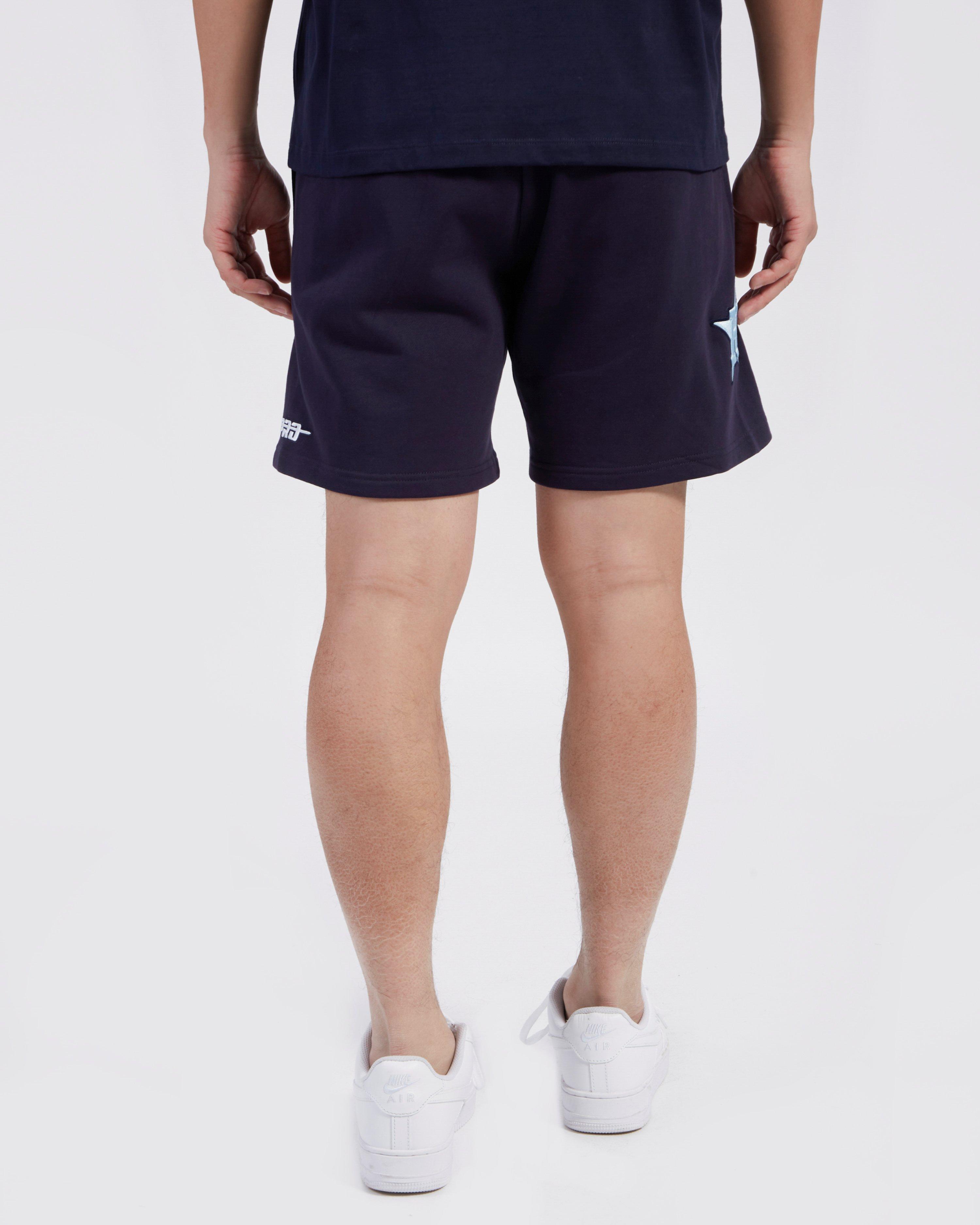 Pro Standard Houston Astros Country Club Fleece Shorts-Navy - NAVY Thumbnail View 2