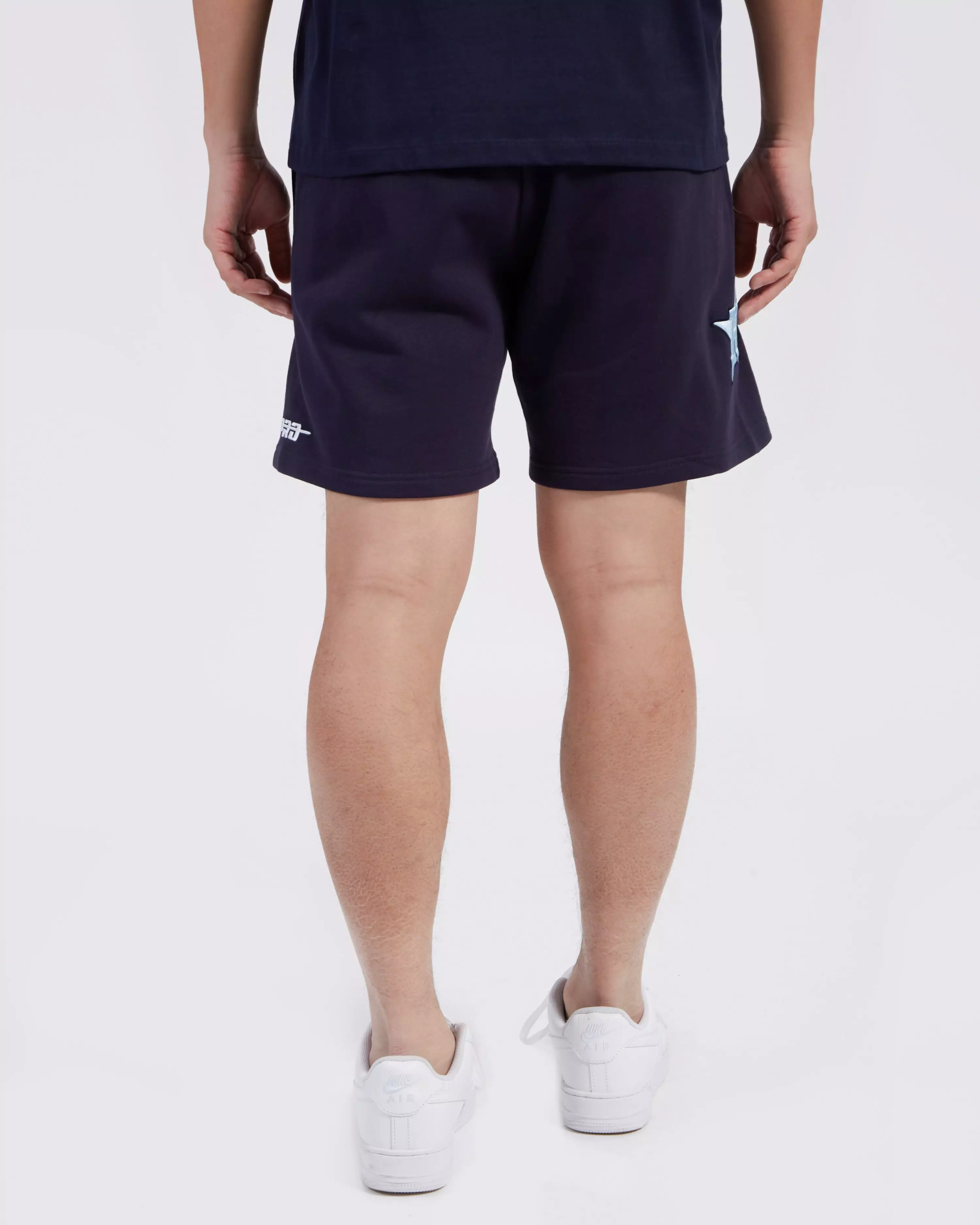 Pro Standard Houston Astros Country Club Fleece Shorts-Navy - NAVY