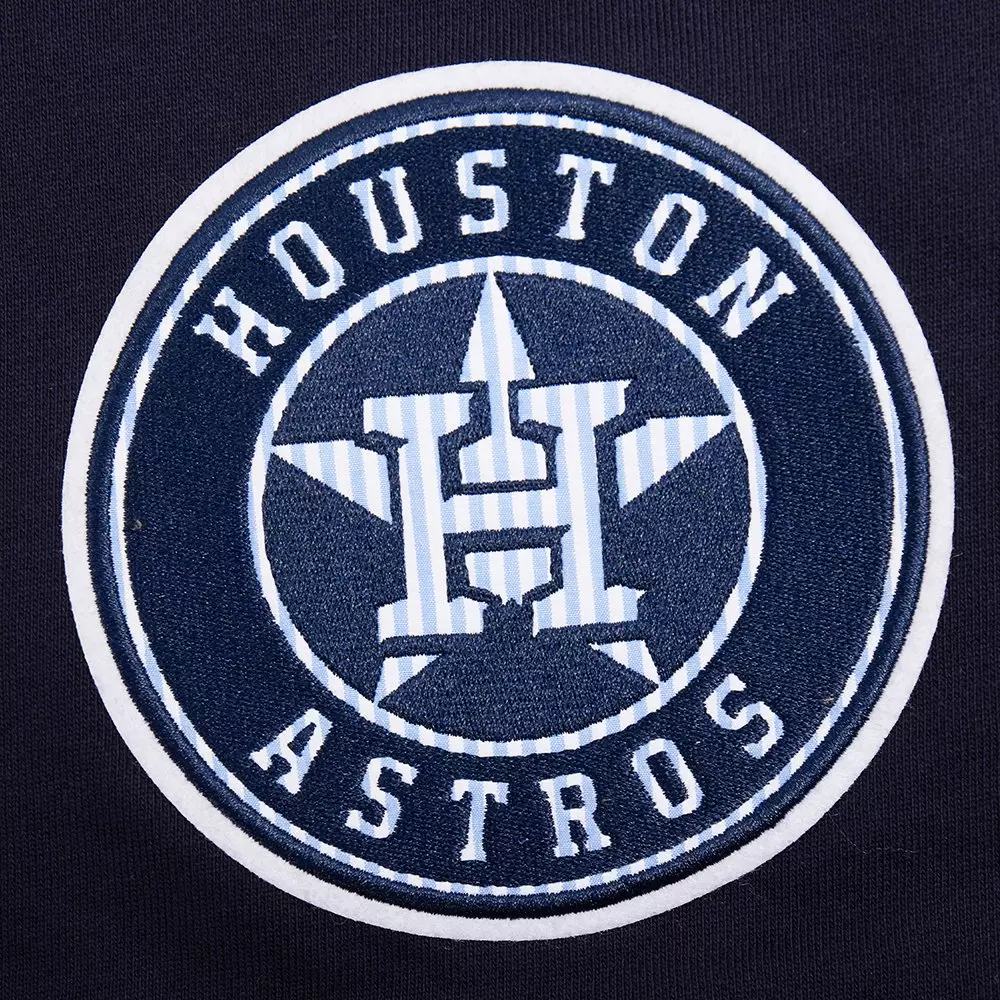 Pro Standard Houston Astros Country Club Fleece Shorts-Navy - NAVY
