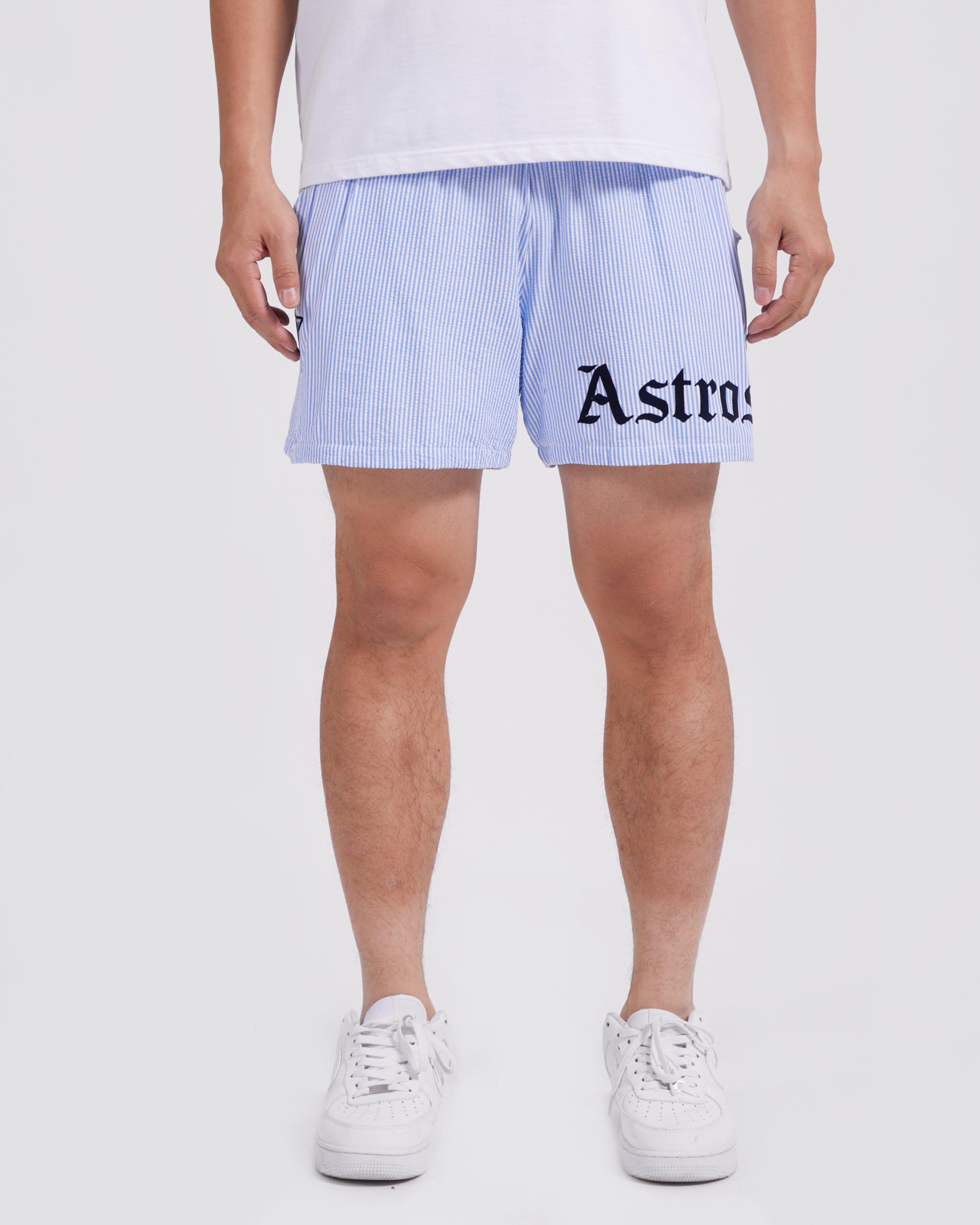 Pro Standard Houston Astros Country Club Shorts-Light Blue - LT BLUE Thumbnail View 1