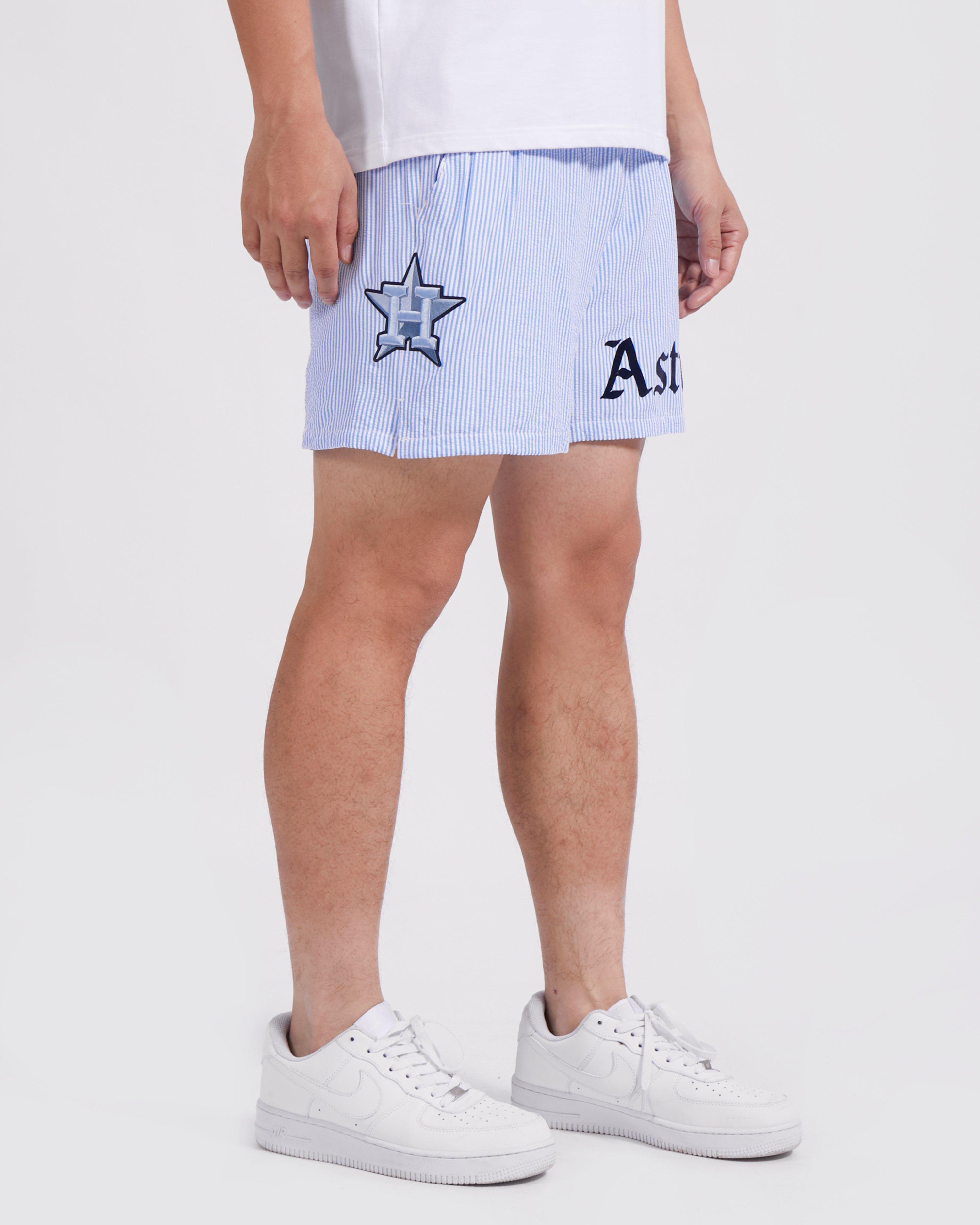 Pro Standard Houston Astros Country Club Shorts-Light Blue - LT BLUE Thumbnail View 4